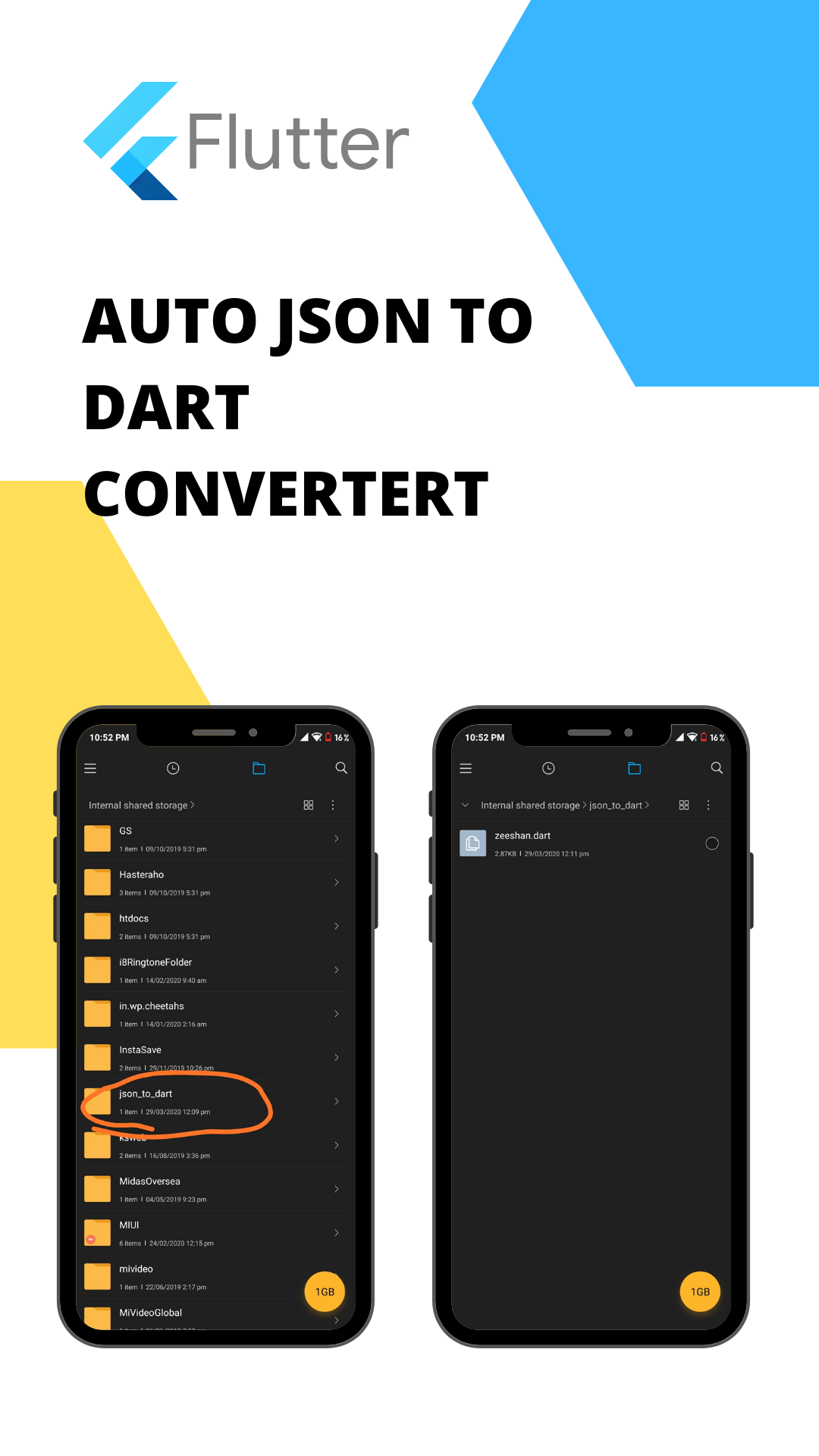 Auto Json to Dart Converter screenshot