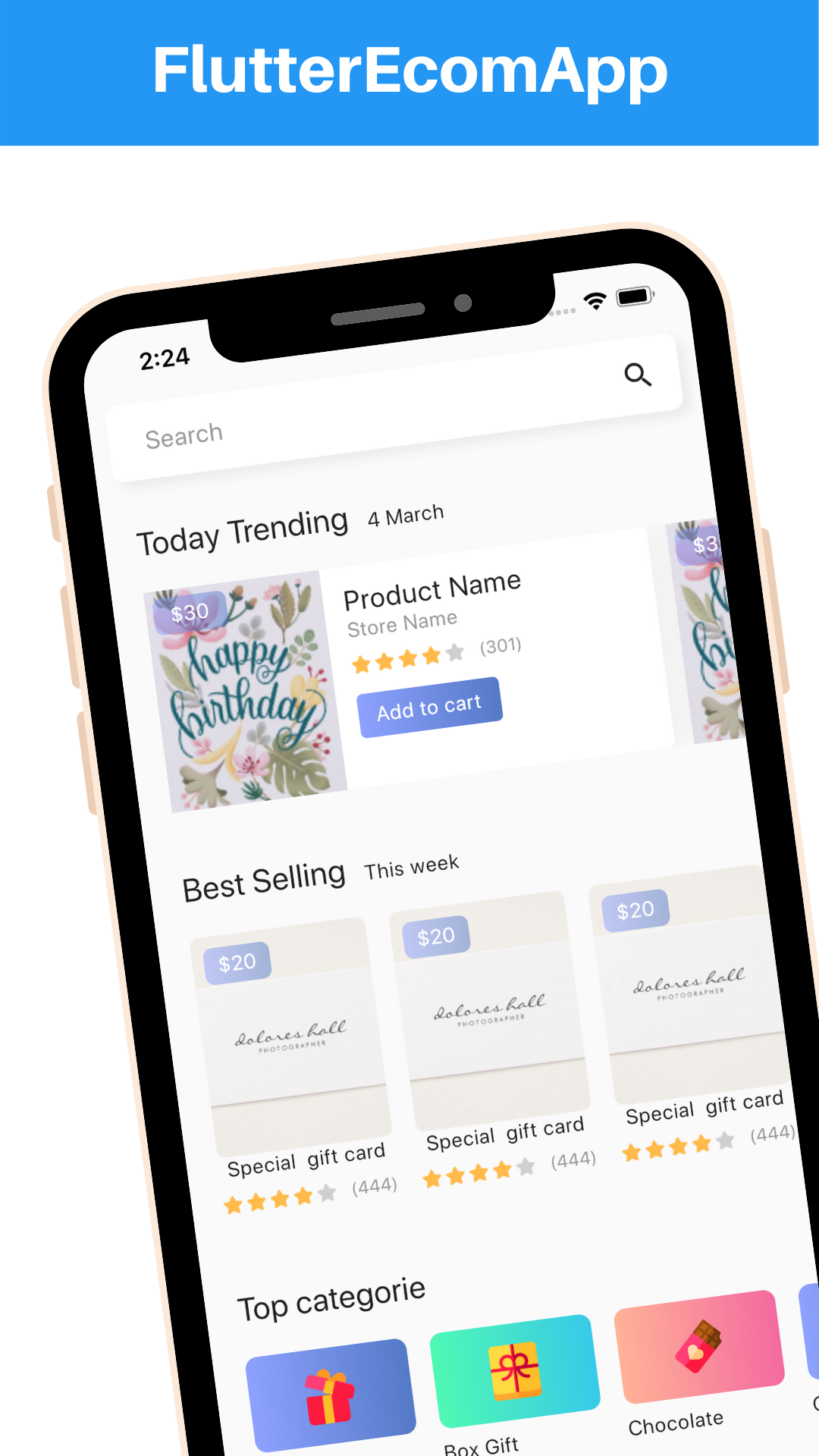 Flutter Ecom App screenshot