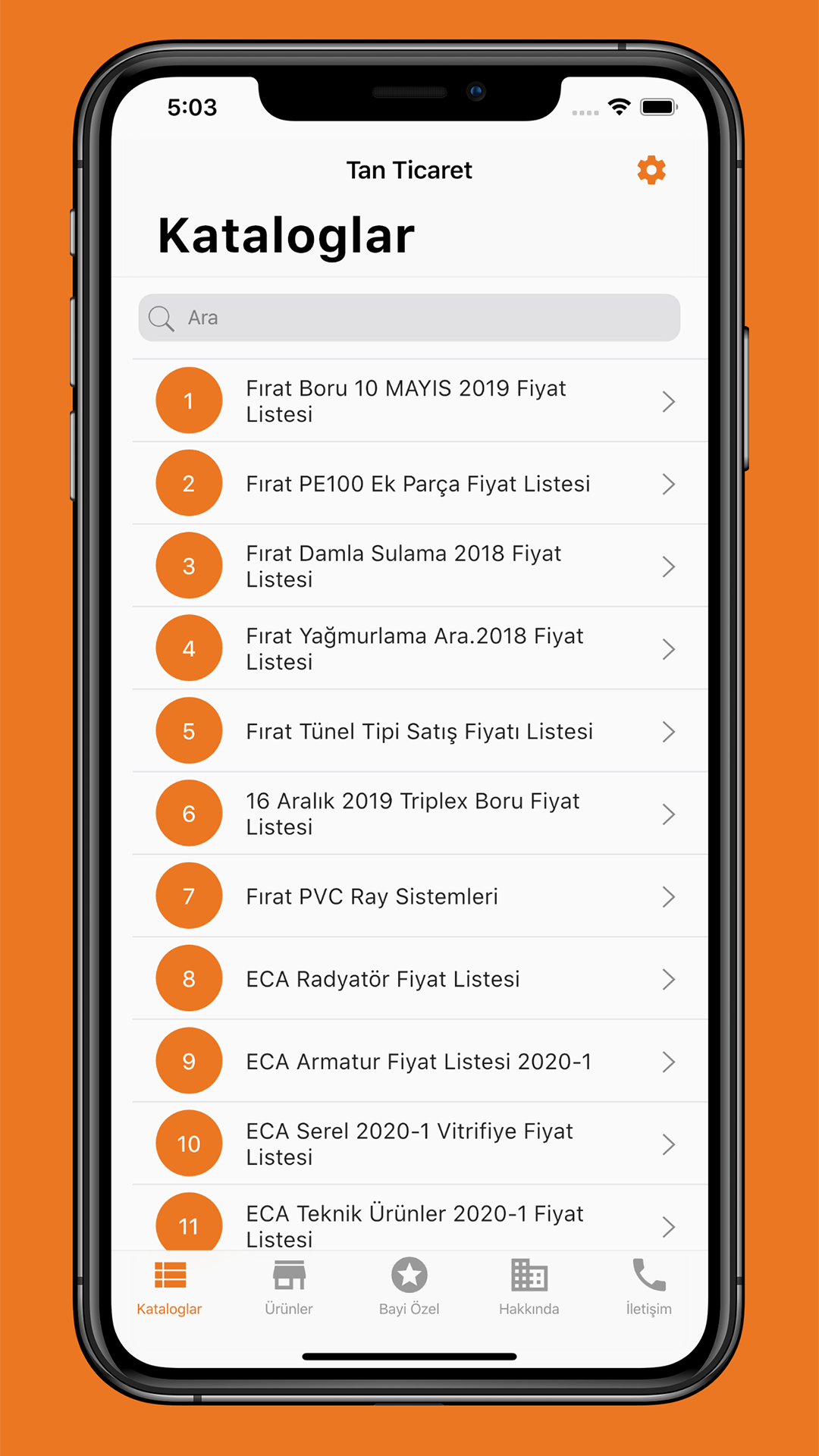 Tan Ticaret Katalog screenshot
