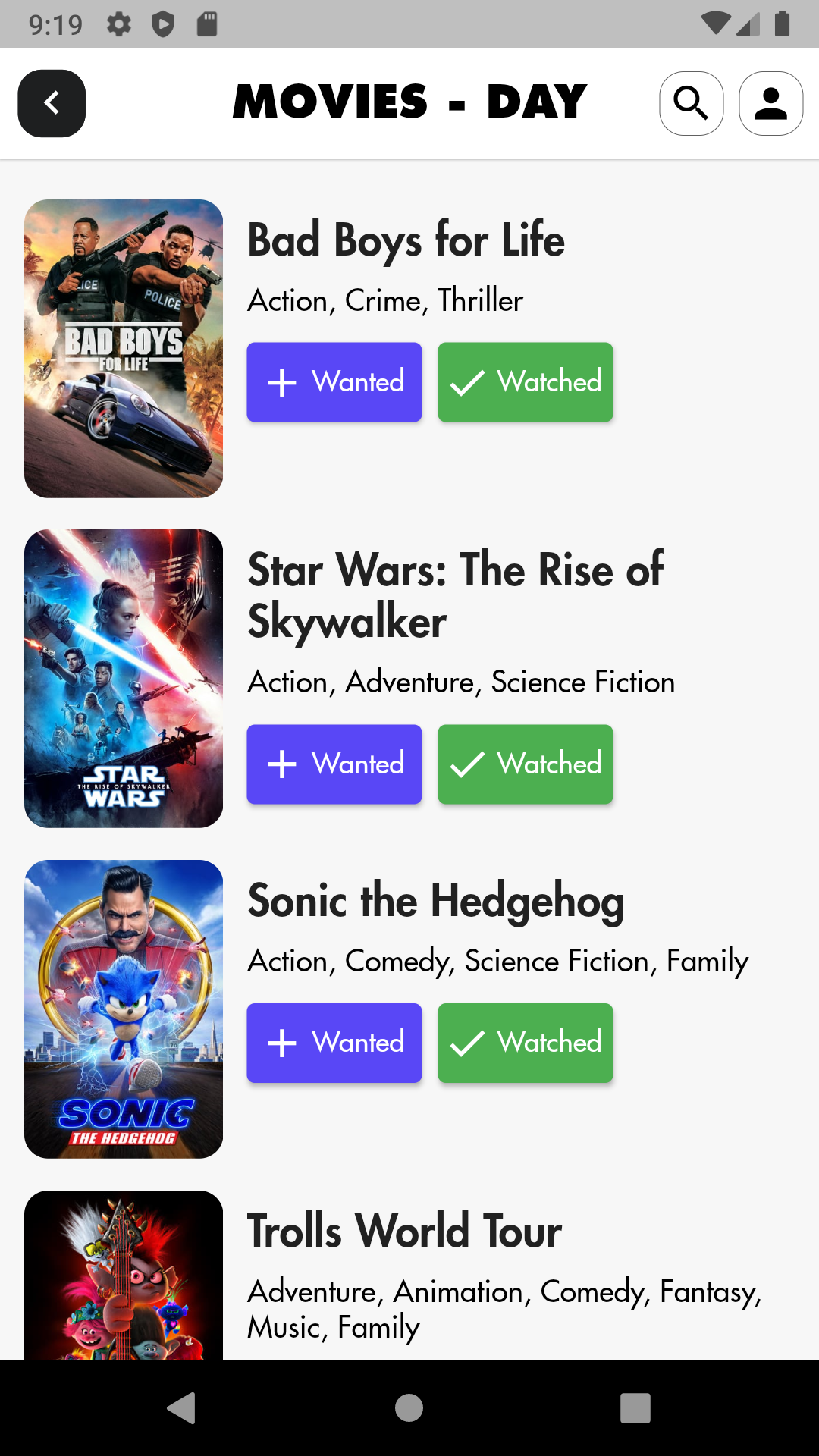 Screened - Movies & Series screenshot