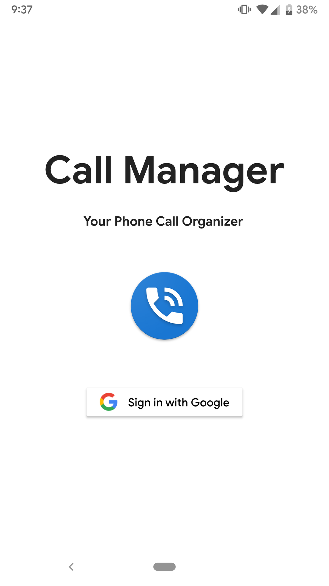 Call Manager screenshot