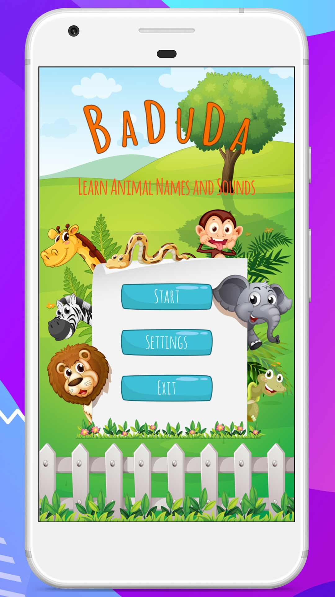 Learn Animal Names and Sounds screenshot