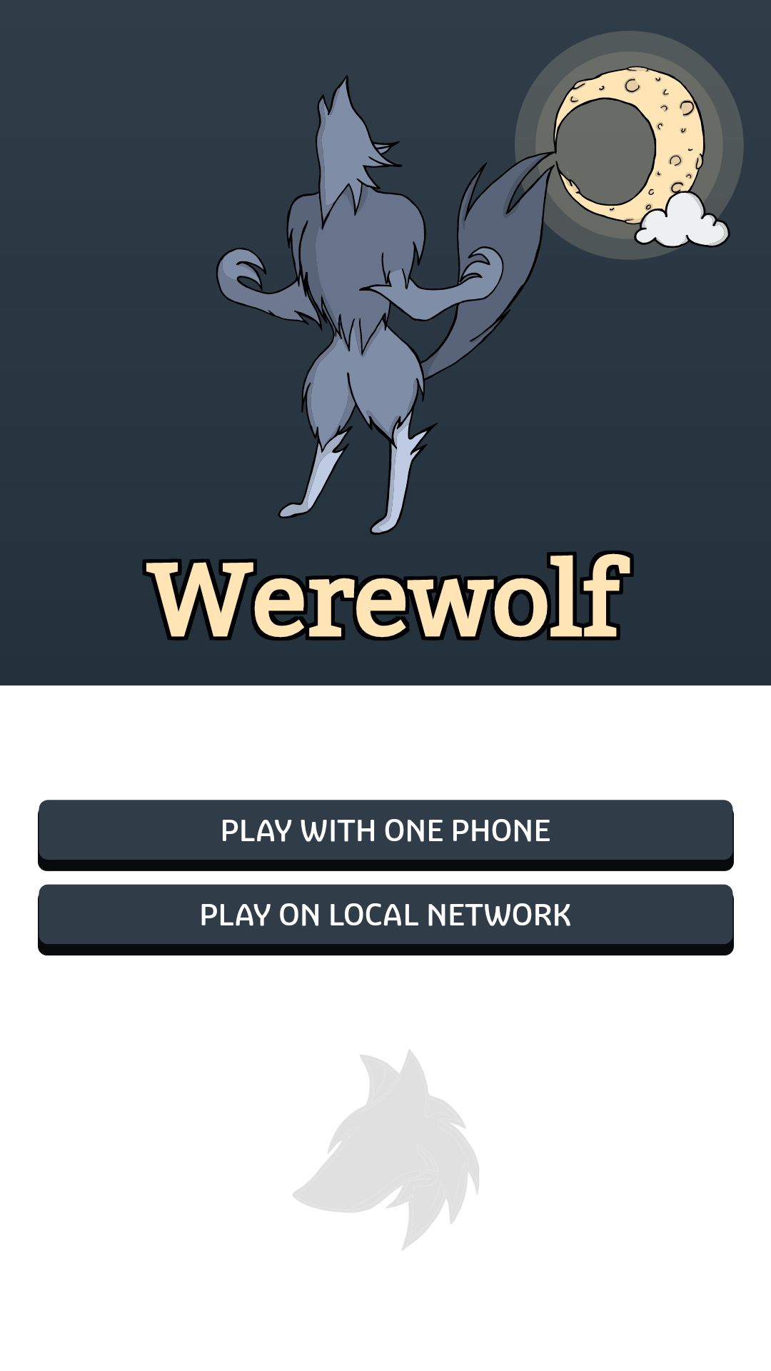 Mobile Werewolf – The Werewolf game on smartphone screenshot
