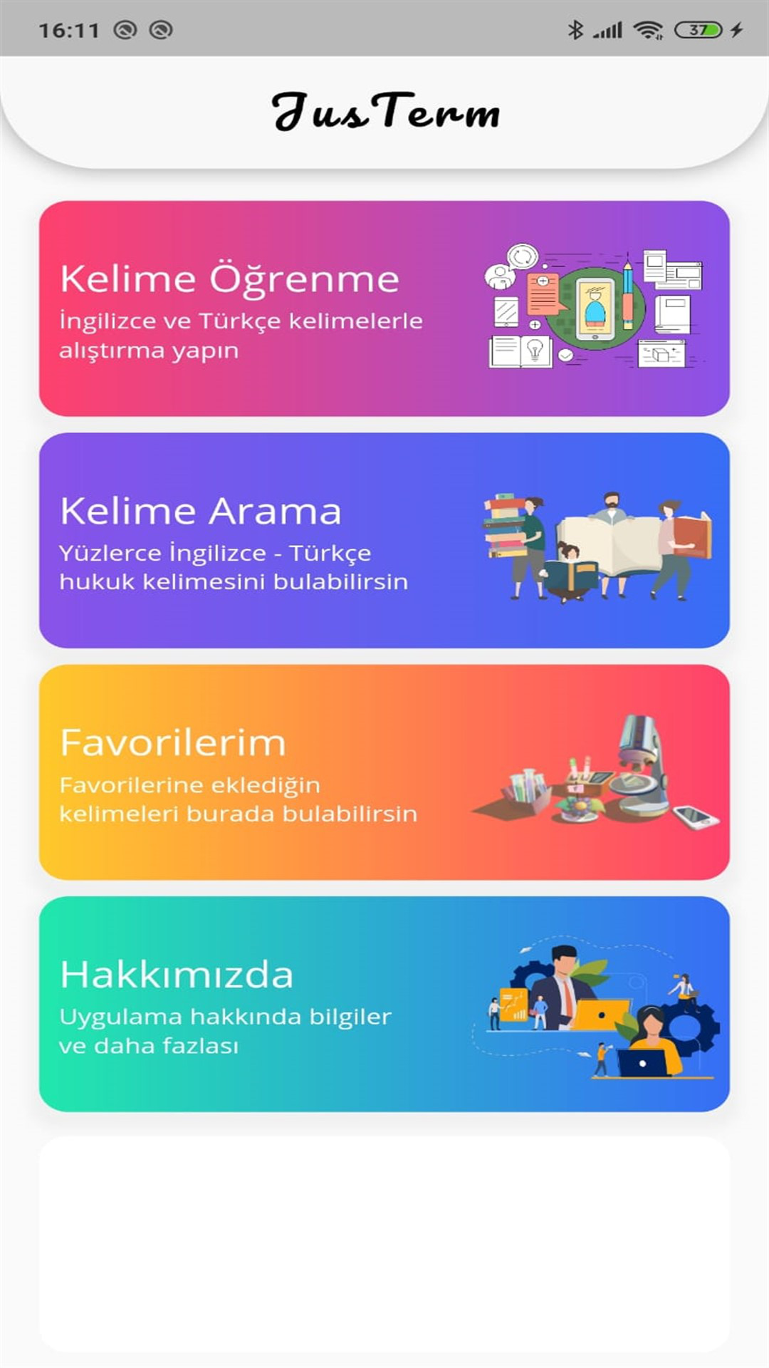 JusTerm - İngilizce Hukuk Sözlüğü screenshot