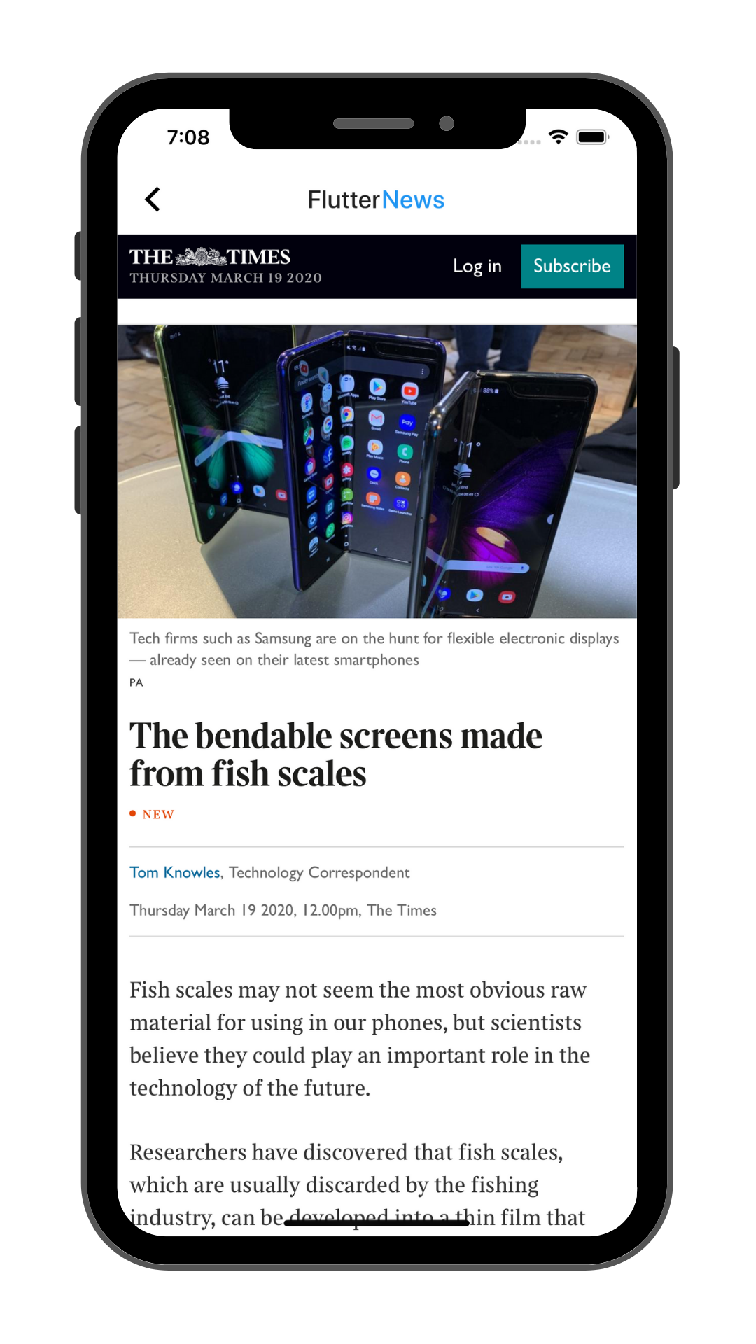 Open-Source News App built with Flutter screenshot 4