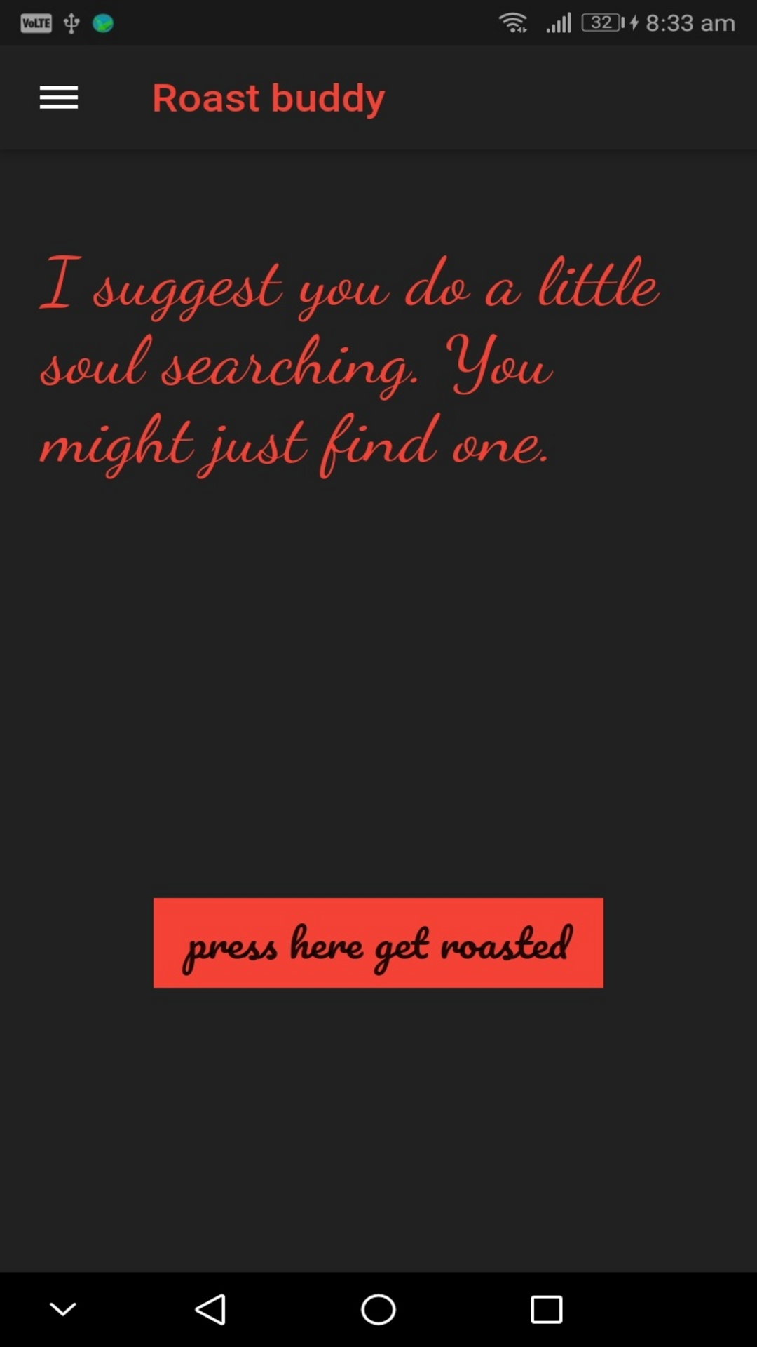 Roast buddy screenshot