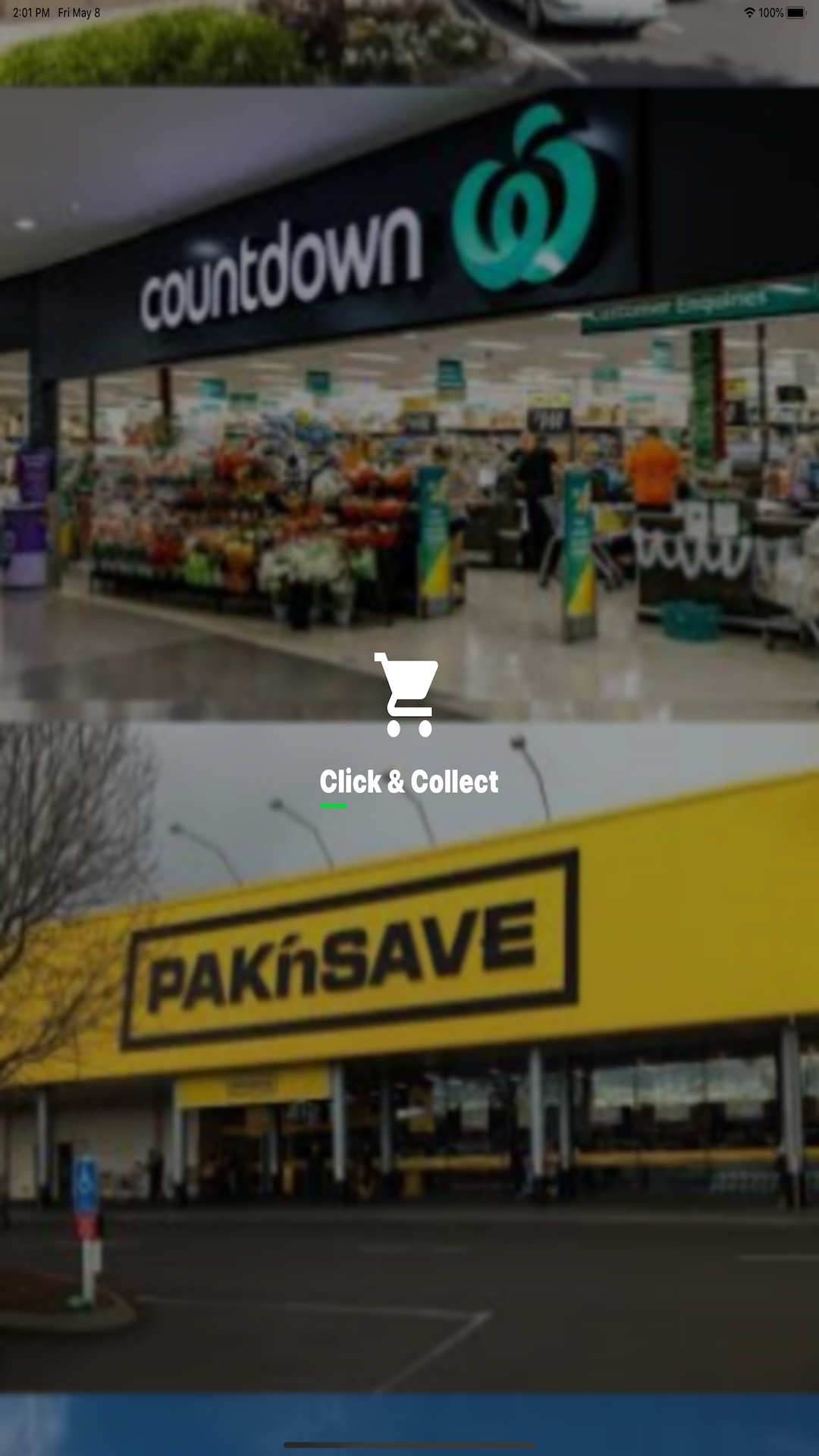 Click n Collect screenshot