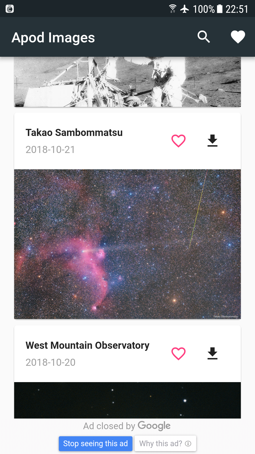 Flutter Apod screenshot