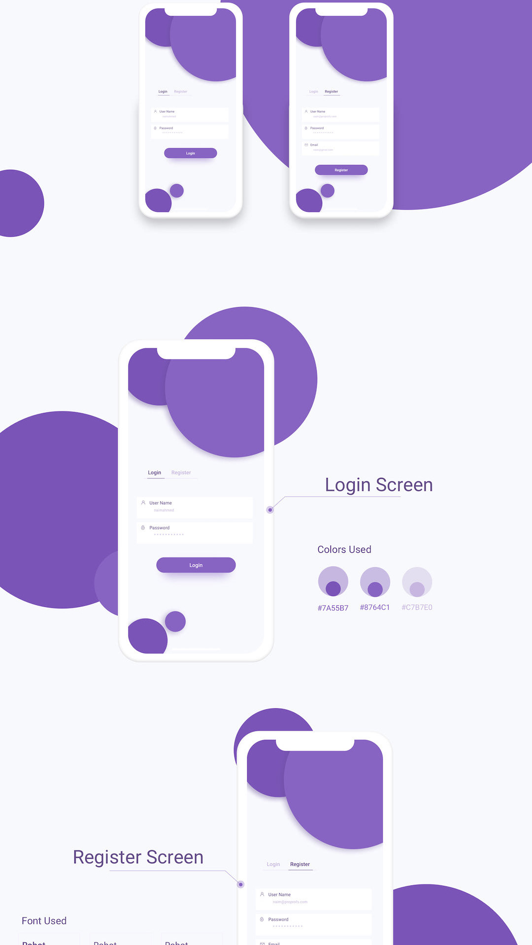 Flutter Login Catalog screenshot