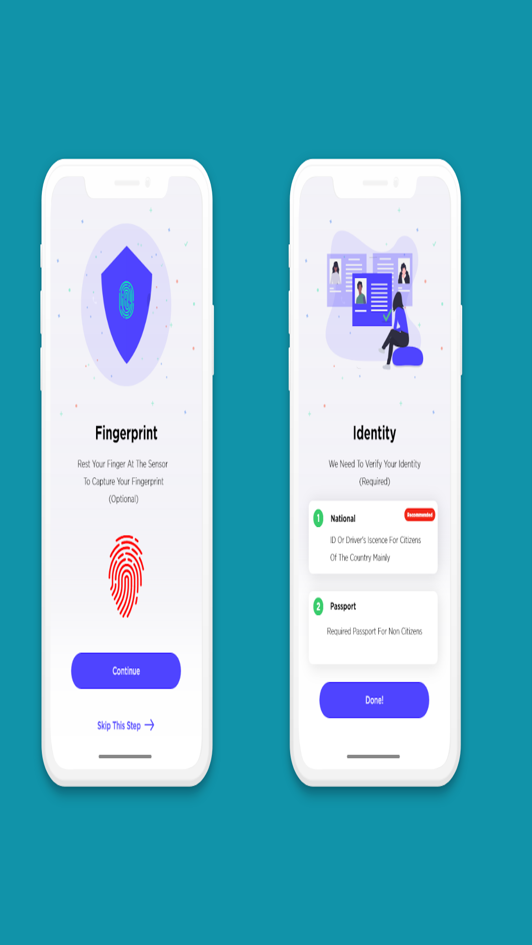 Onboarding App screenshot