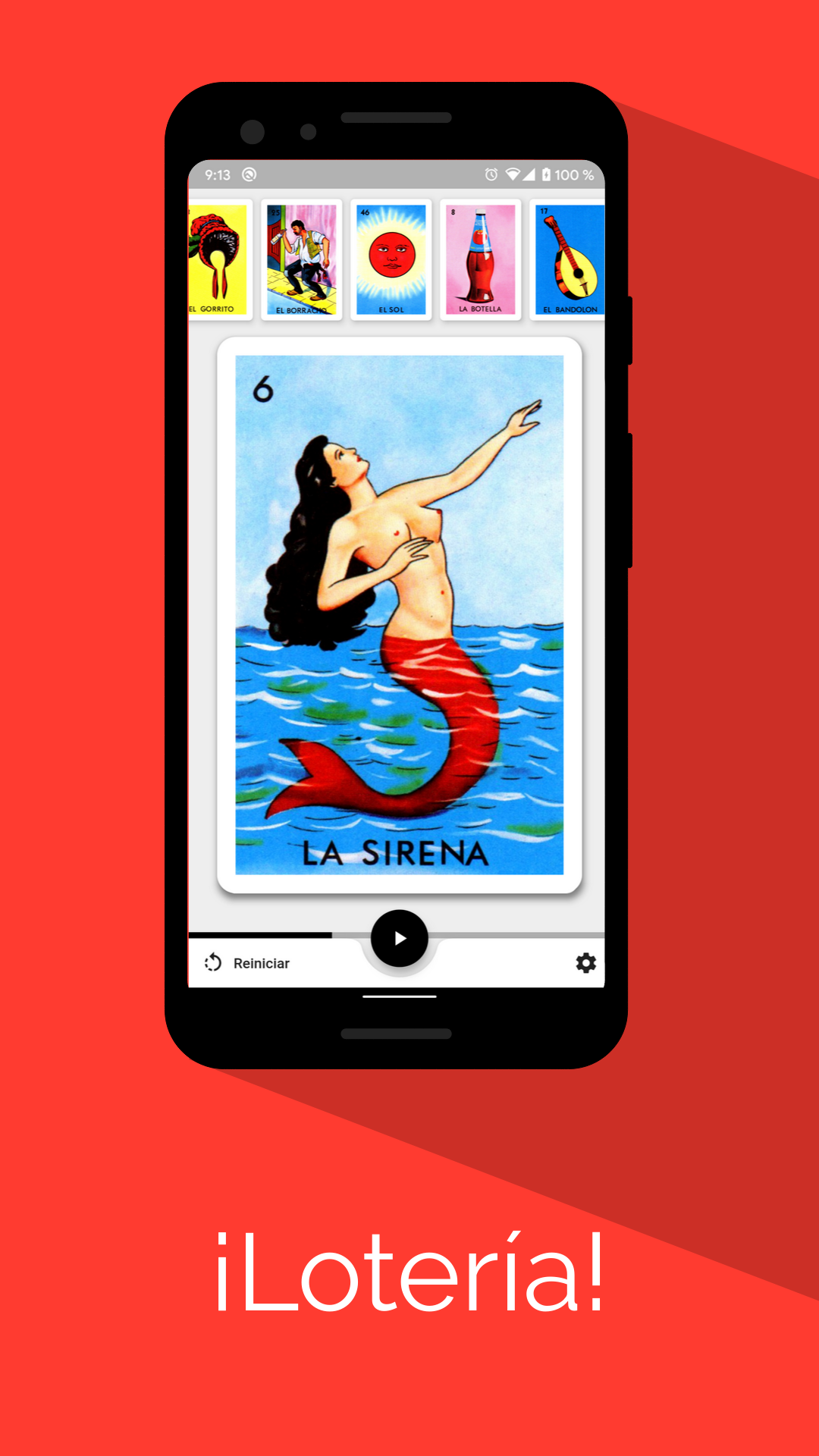 Baraja de lotería mexicana screenshot