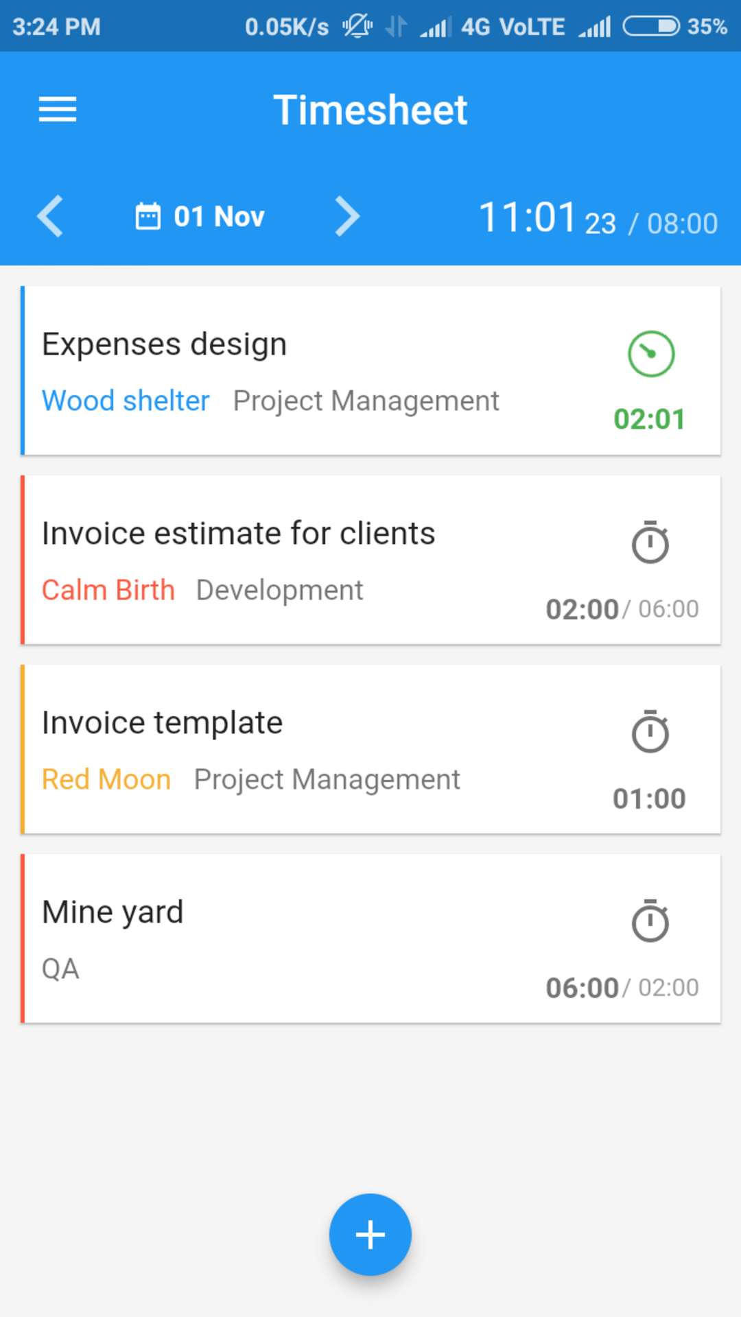 Output Time screenshot