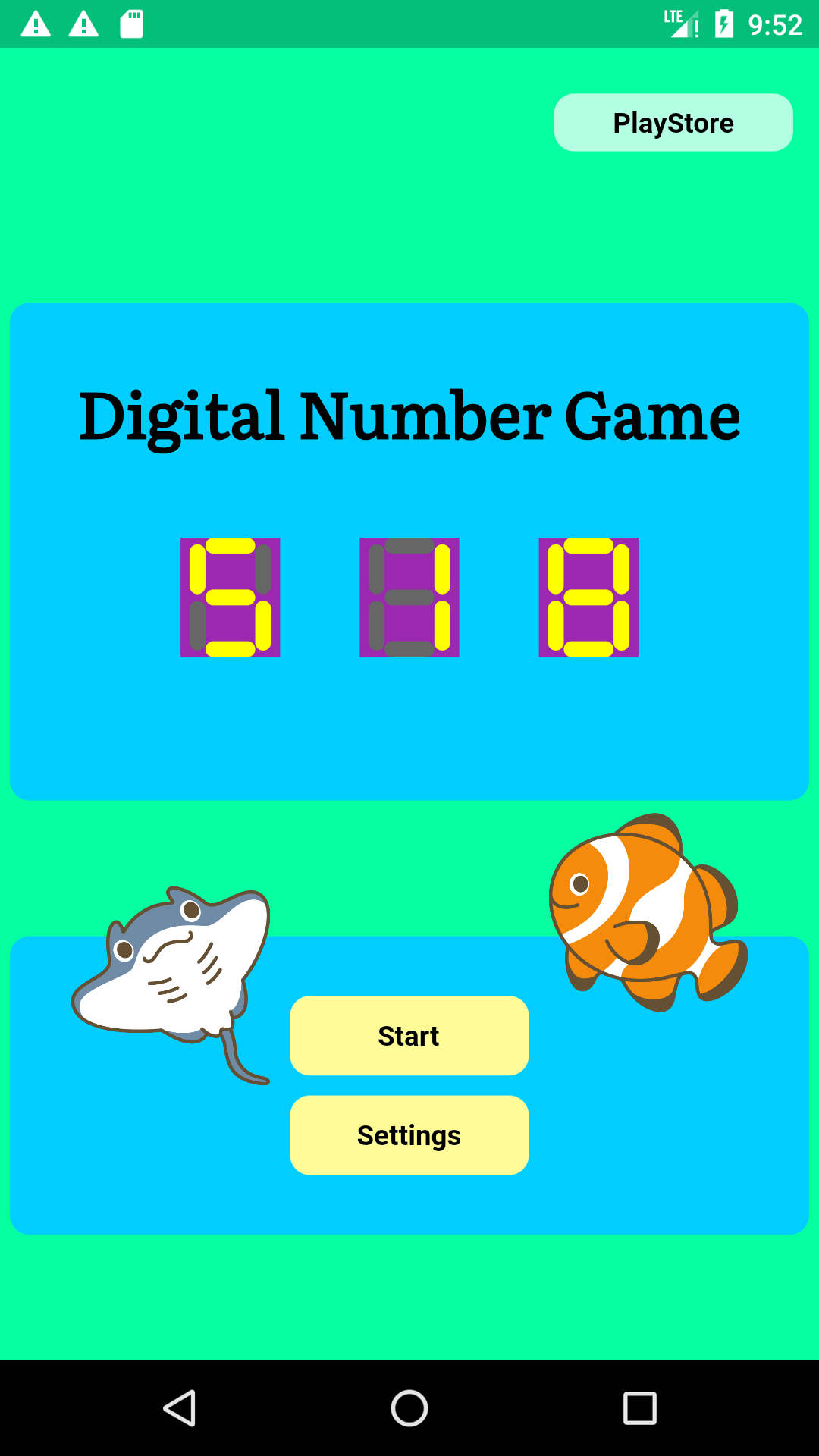 Digital Number Game screenshot