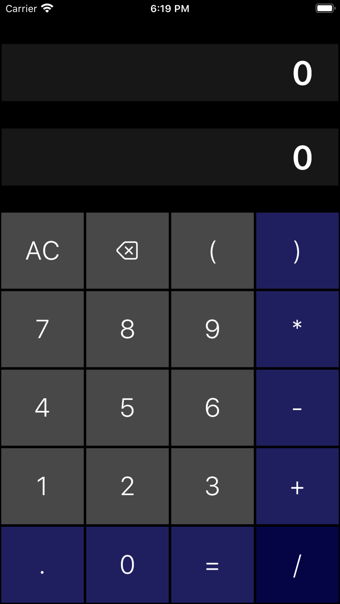 A1 Calc screenshot