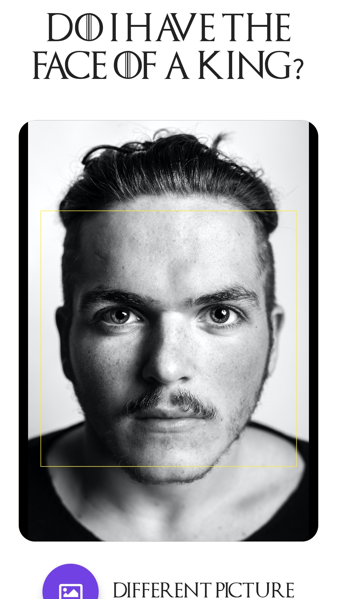 AI Face Reader - Do I have the face of a king? screenshot