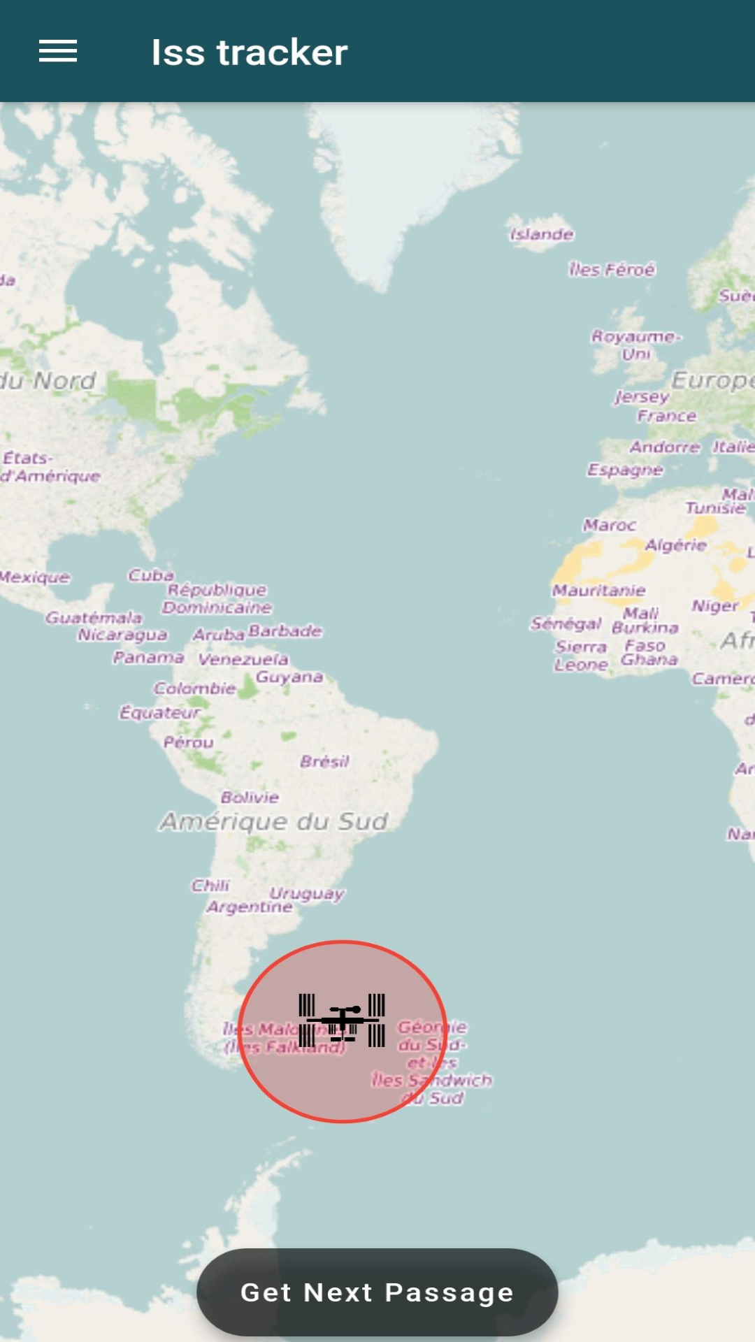 ISS Tracker screenshot