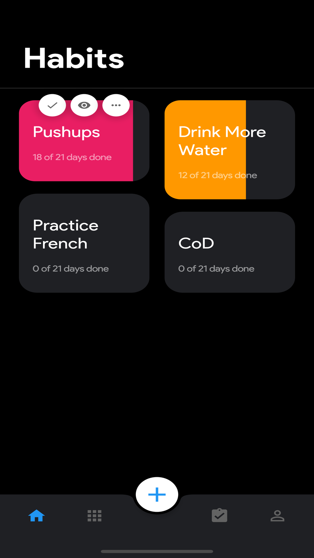 Habito screenshot