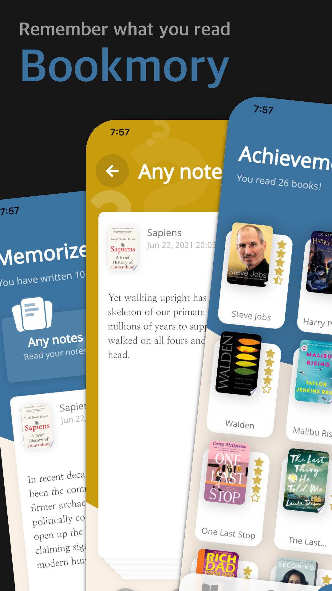 Bookmory - remember what you read screenshot