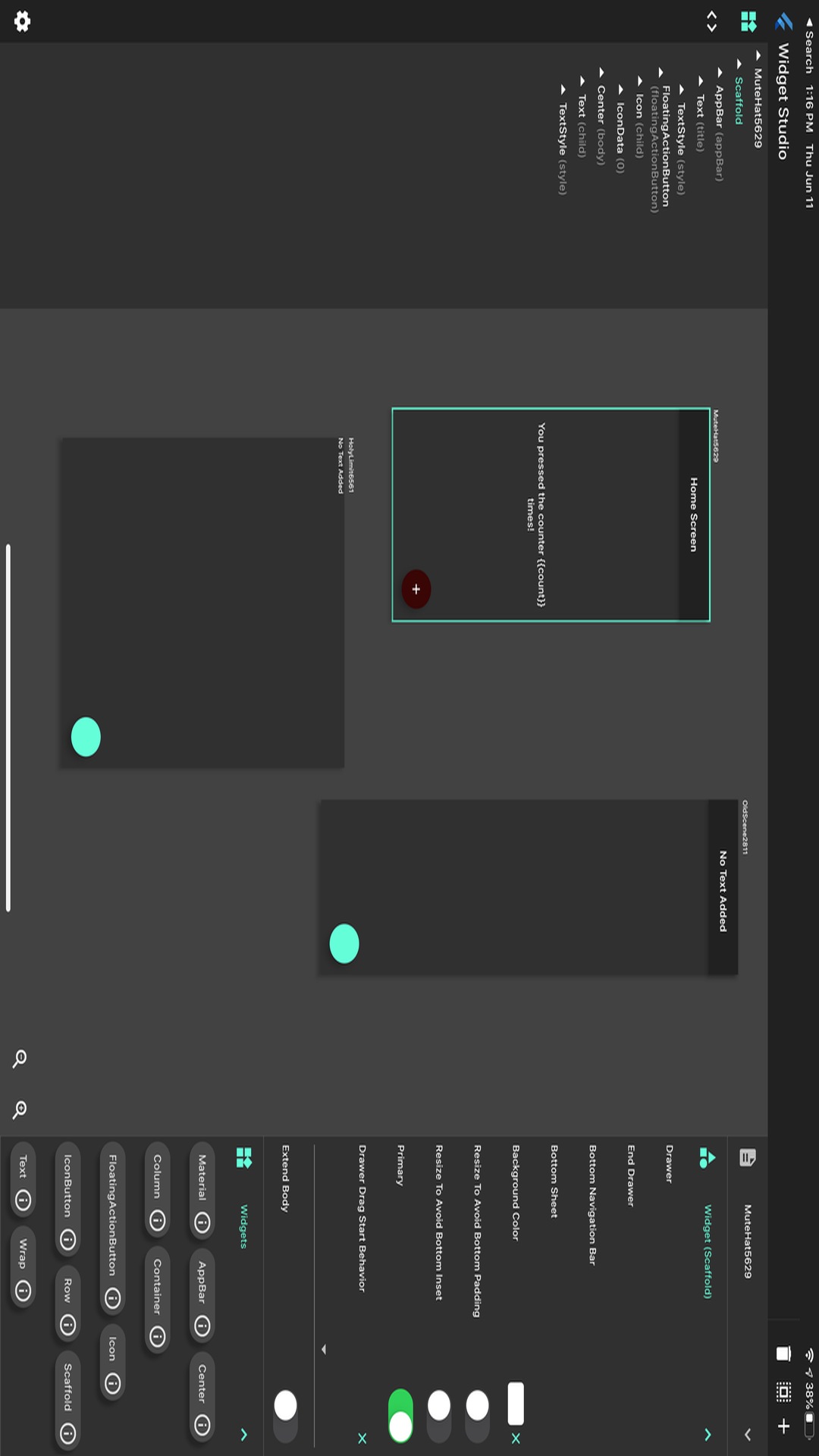 Widget Studio screenshot