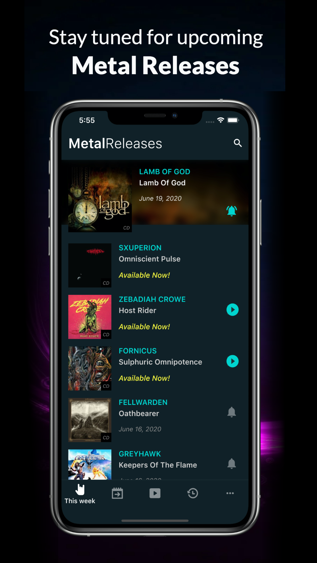 Metal Releases screenshot