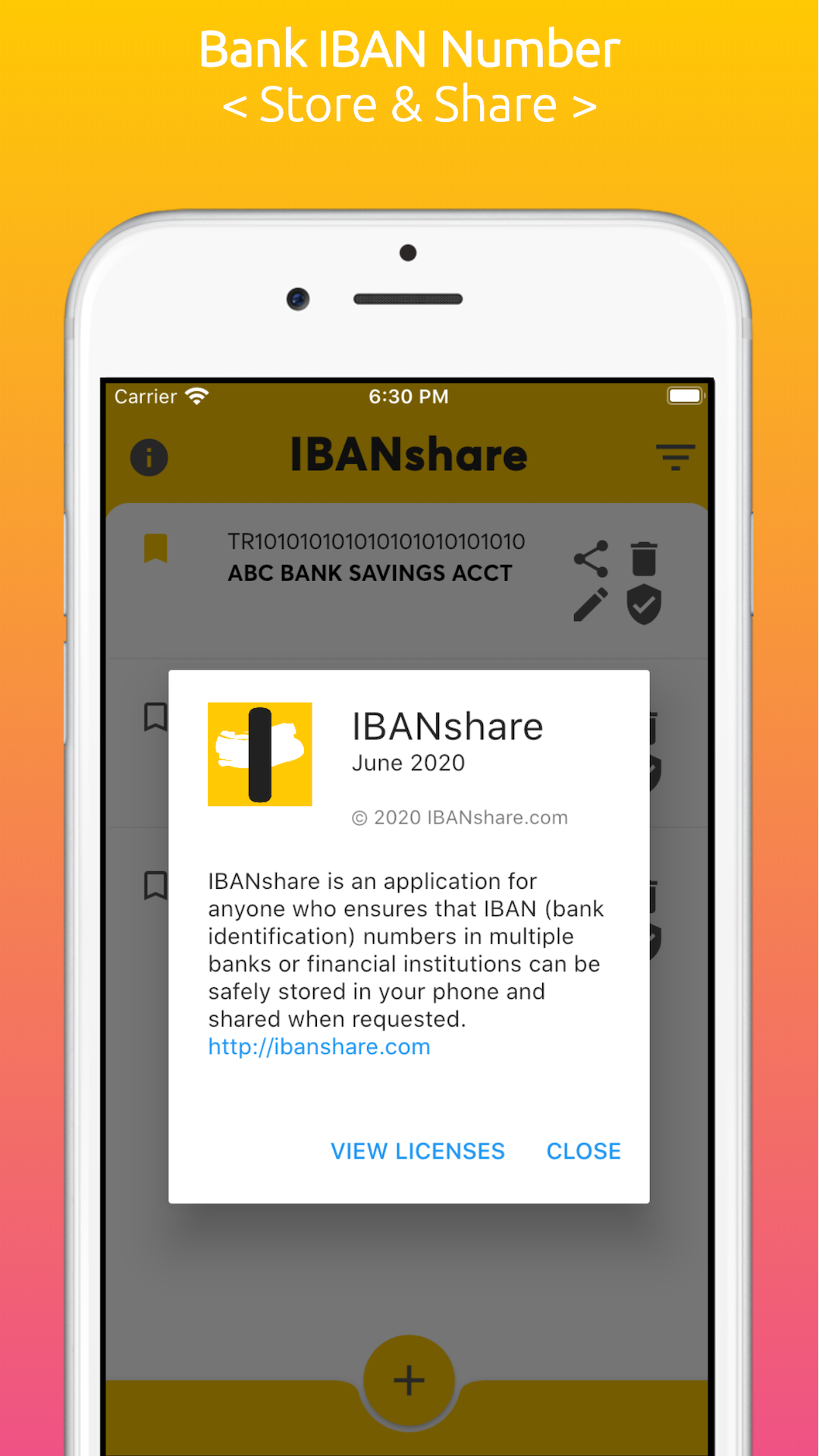 IBANshare screenshot 4