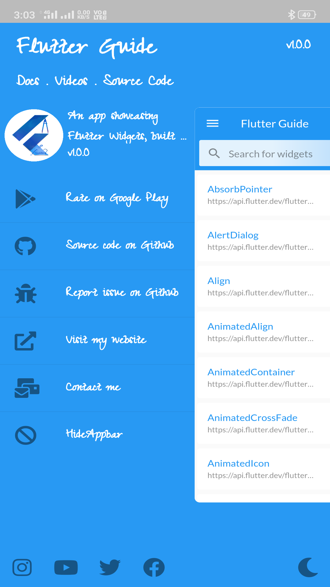 Flutter Guide screenshot
