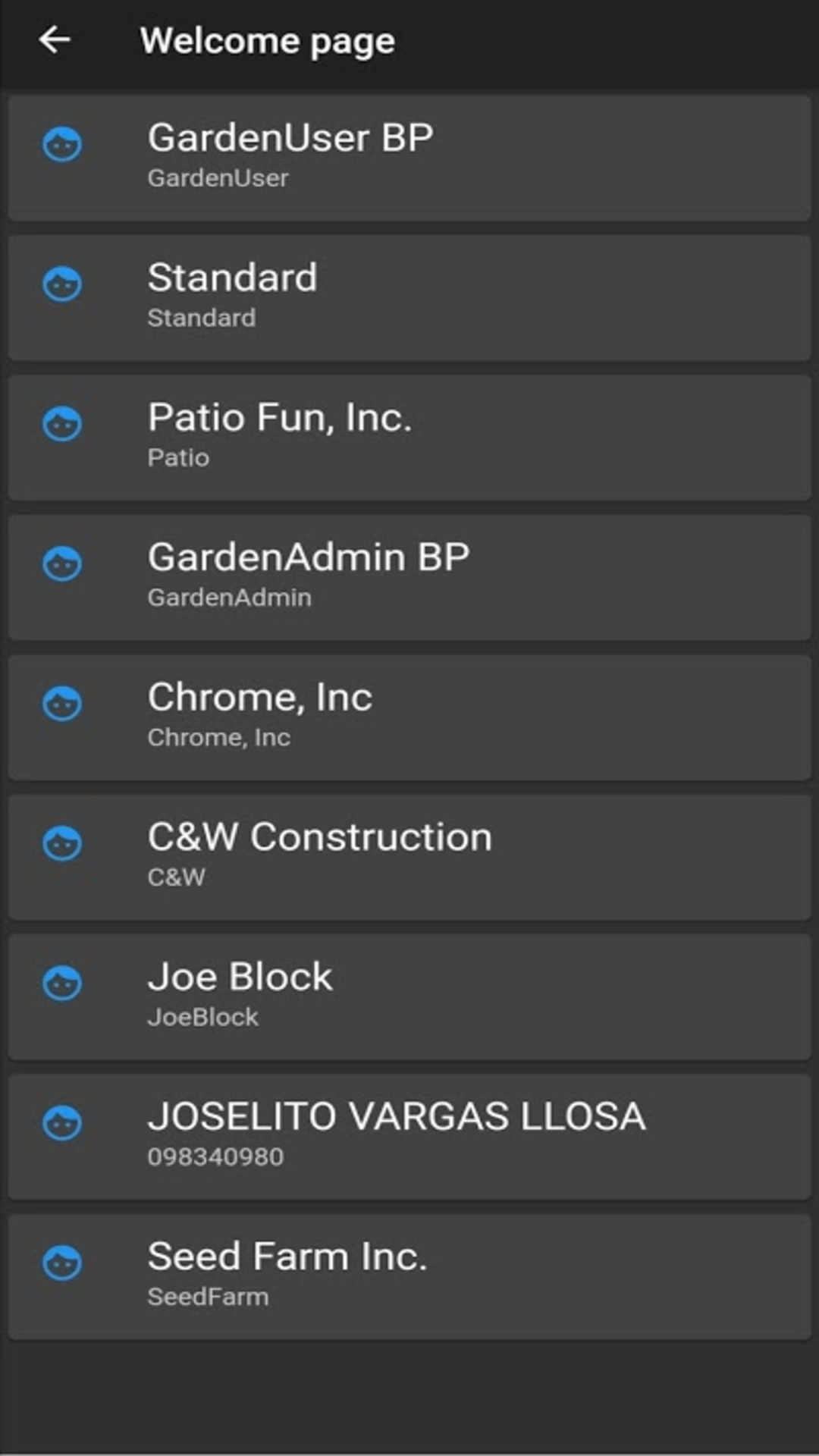 iDempiere & Flutter screenshot