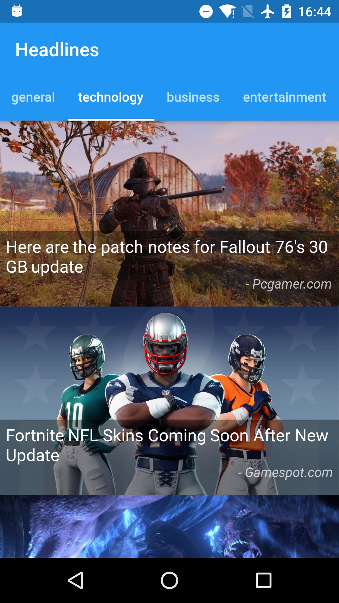 flutter_news screenshot