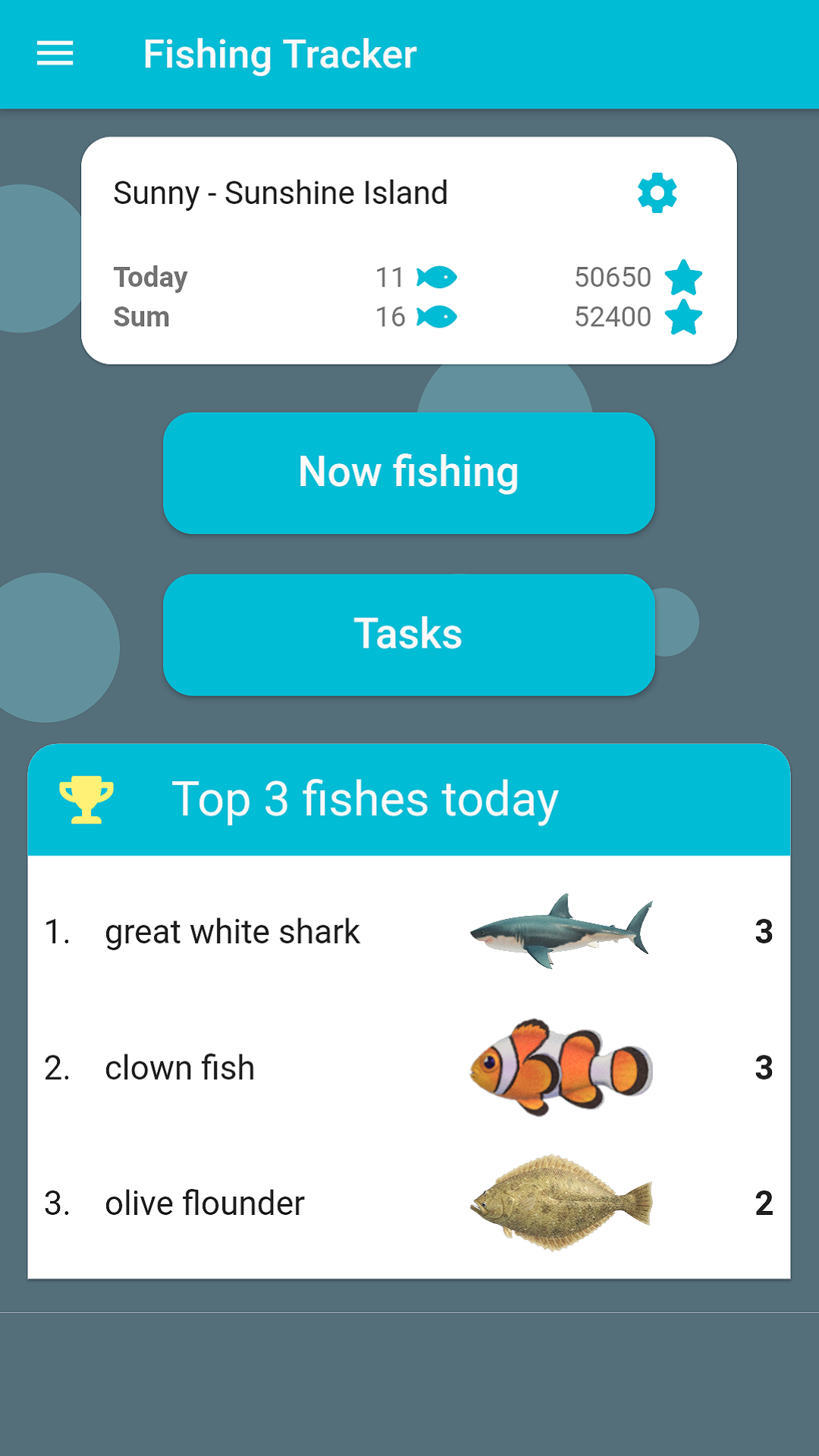 ACNH Fishing Tracker screenshot