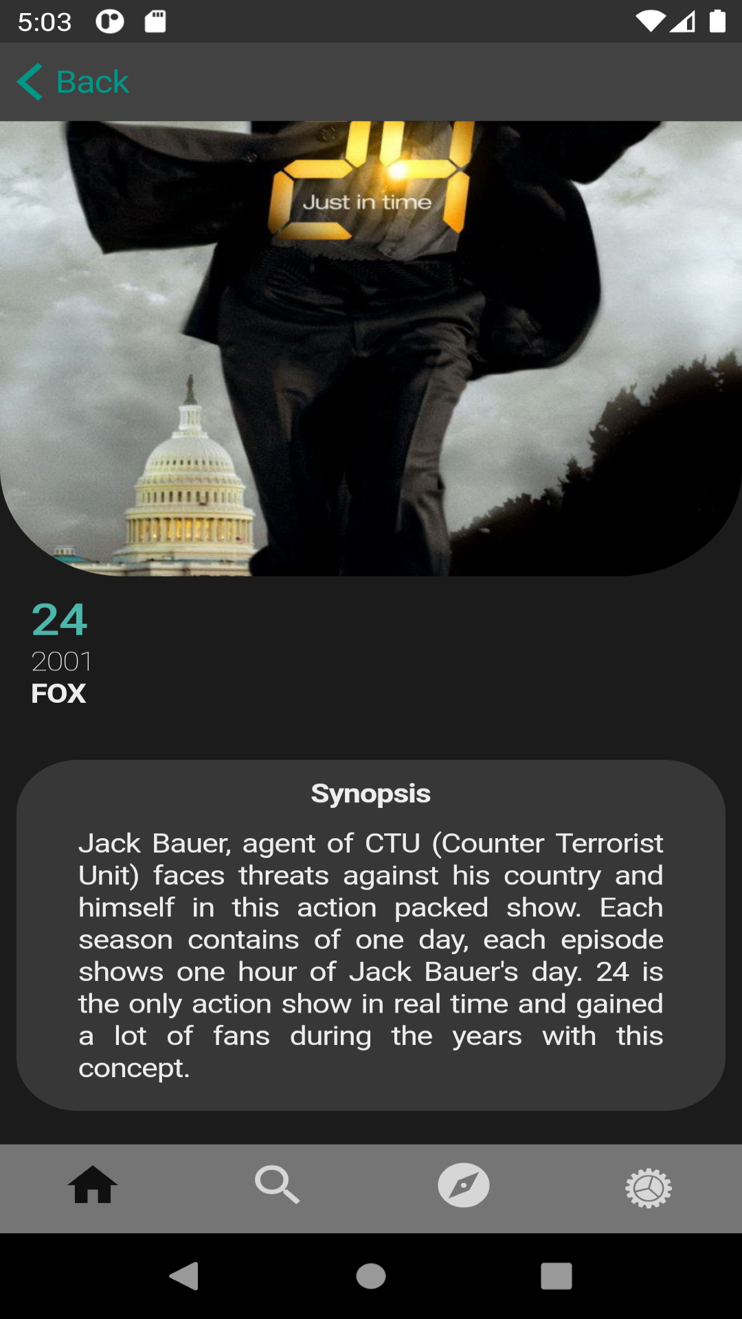 Tv Maze App screenshot 2