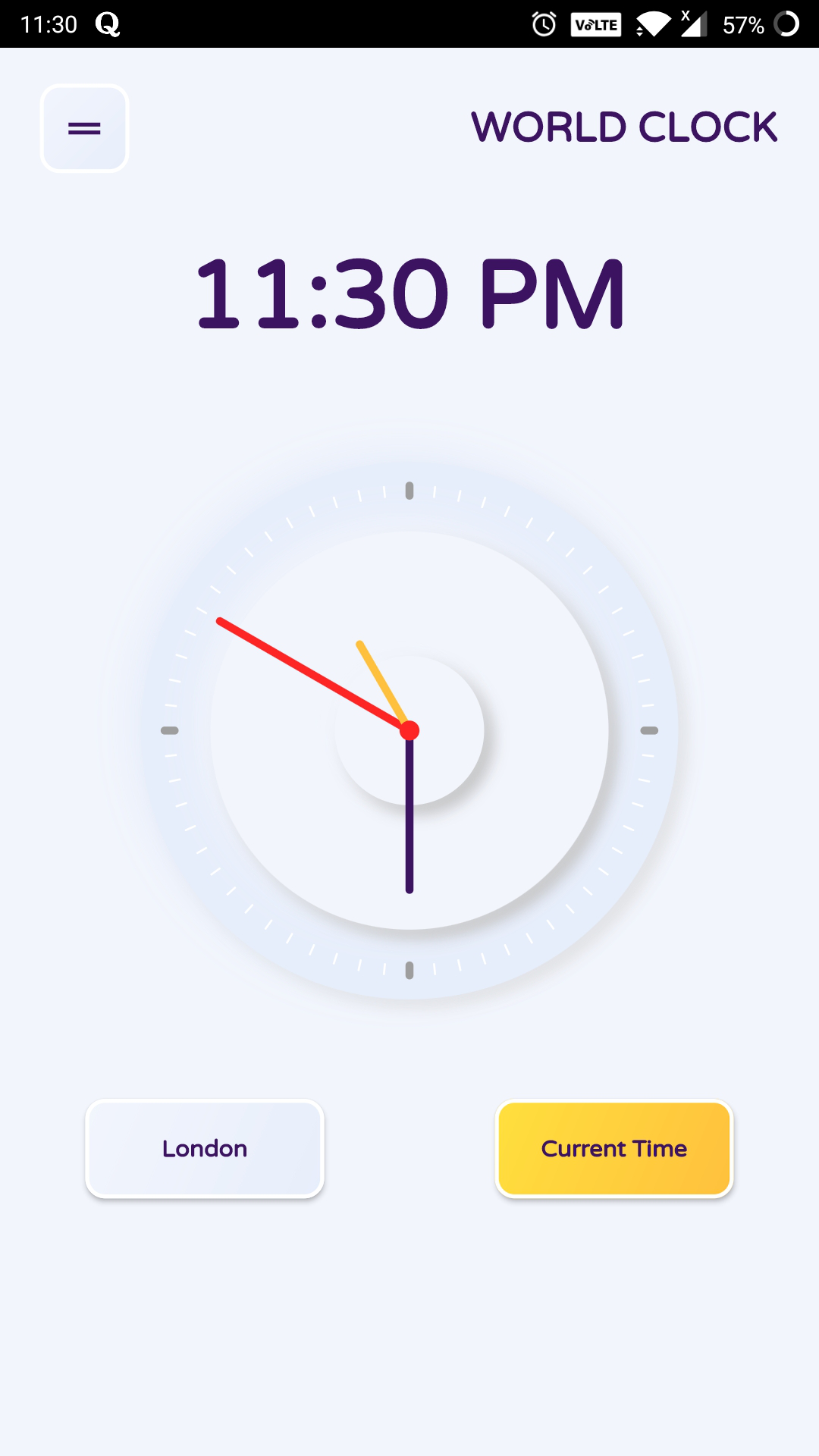 World Clock screenshot