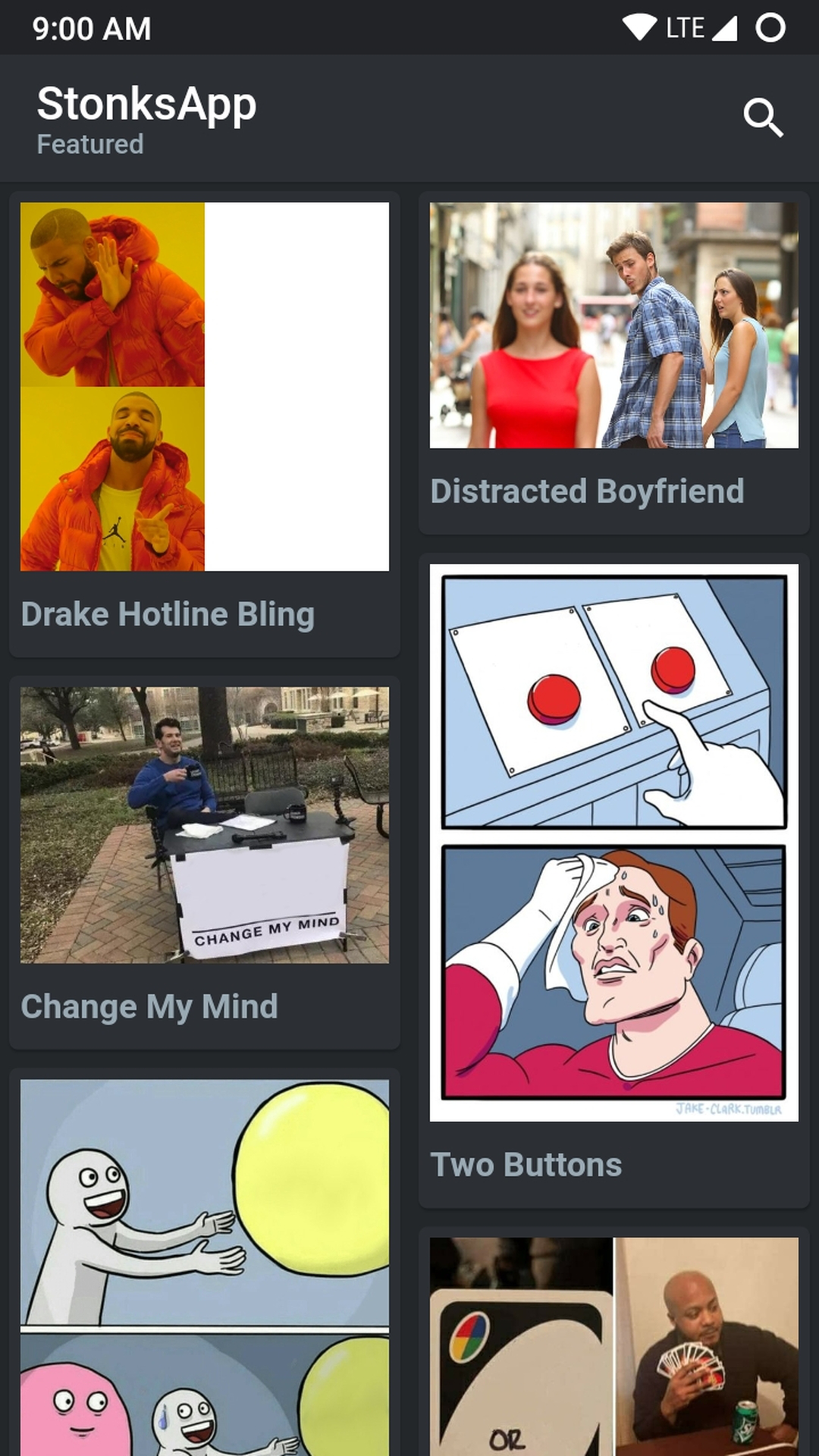 Stonks - Template Finder & Meme Generator screenshot