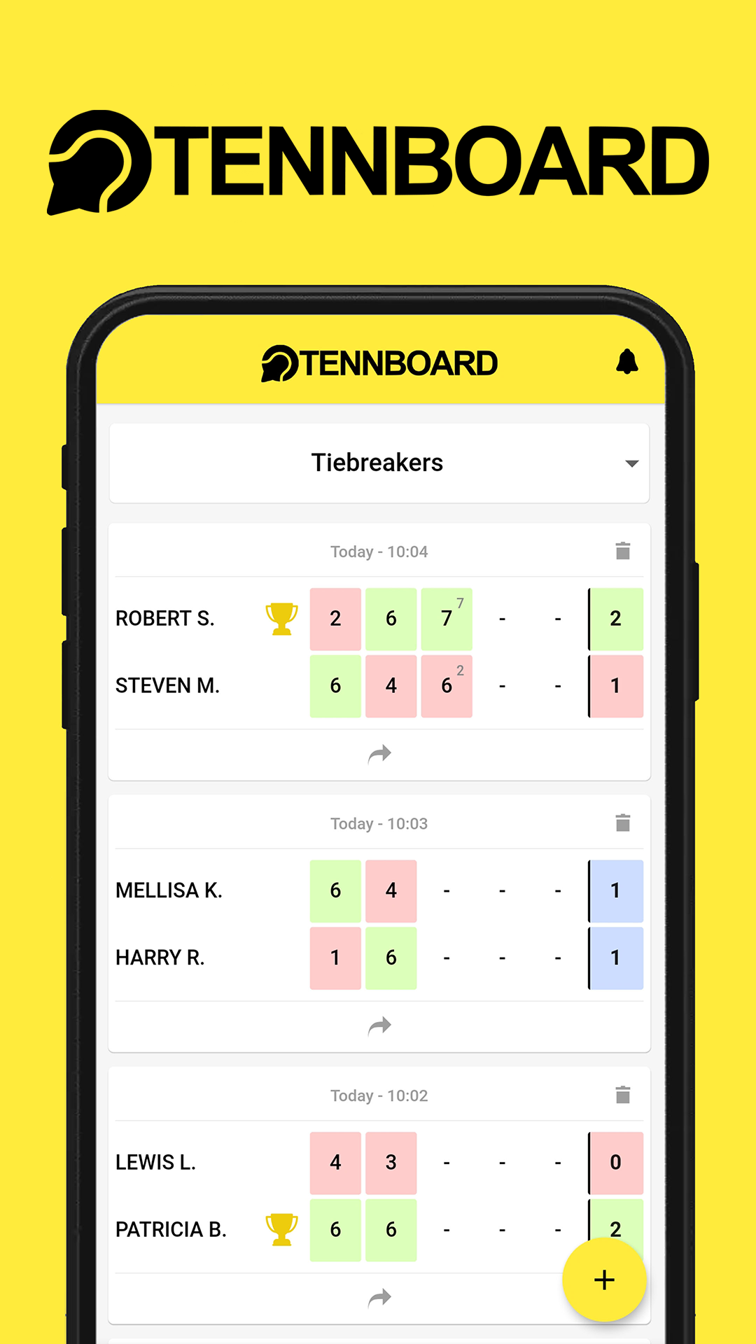 Tennboard screenshot