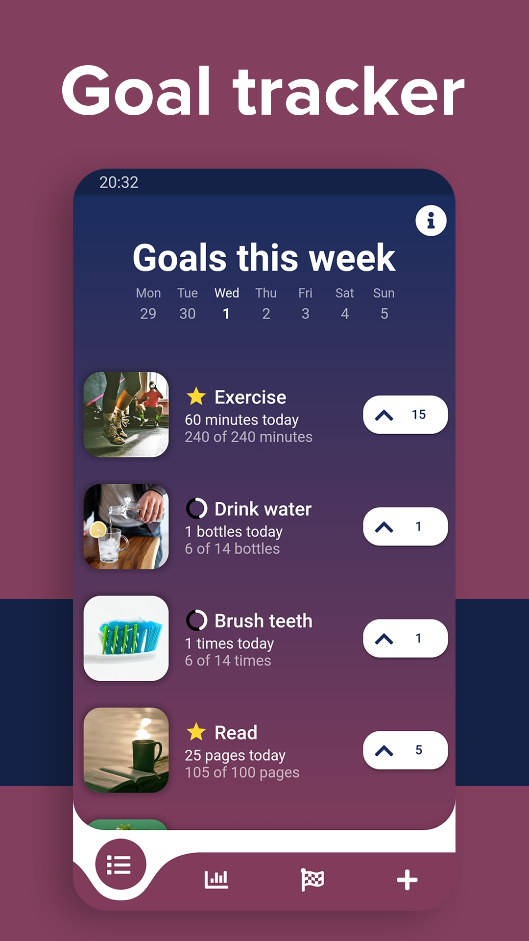 ItGoesApp - Goal tracker screenshot