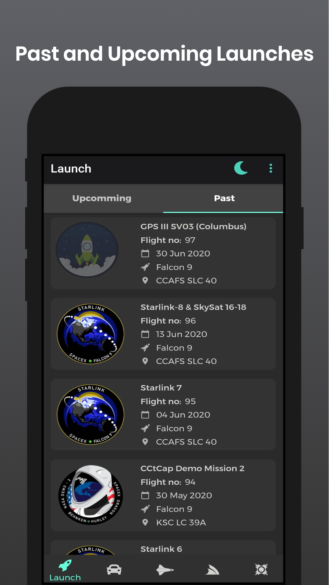 Spacexopedia screenshot