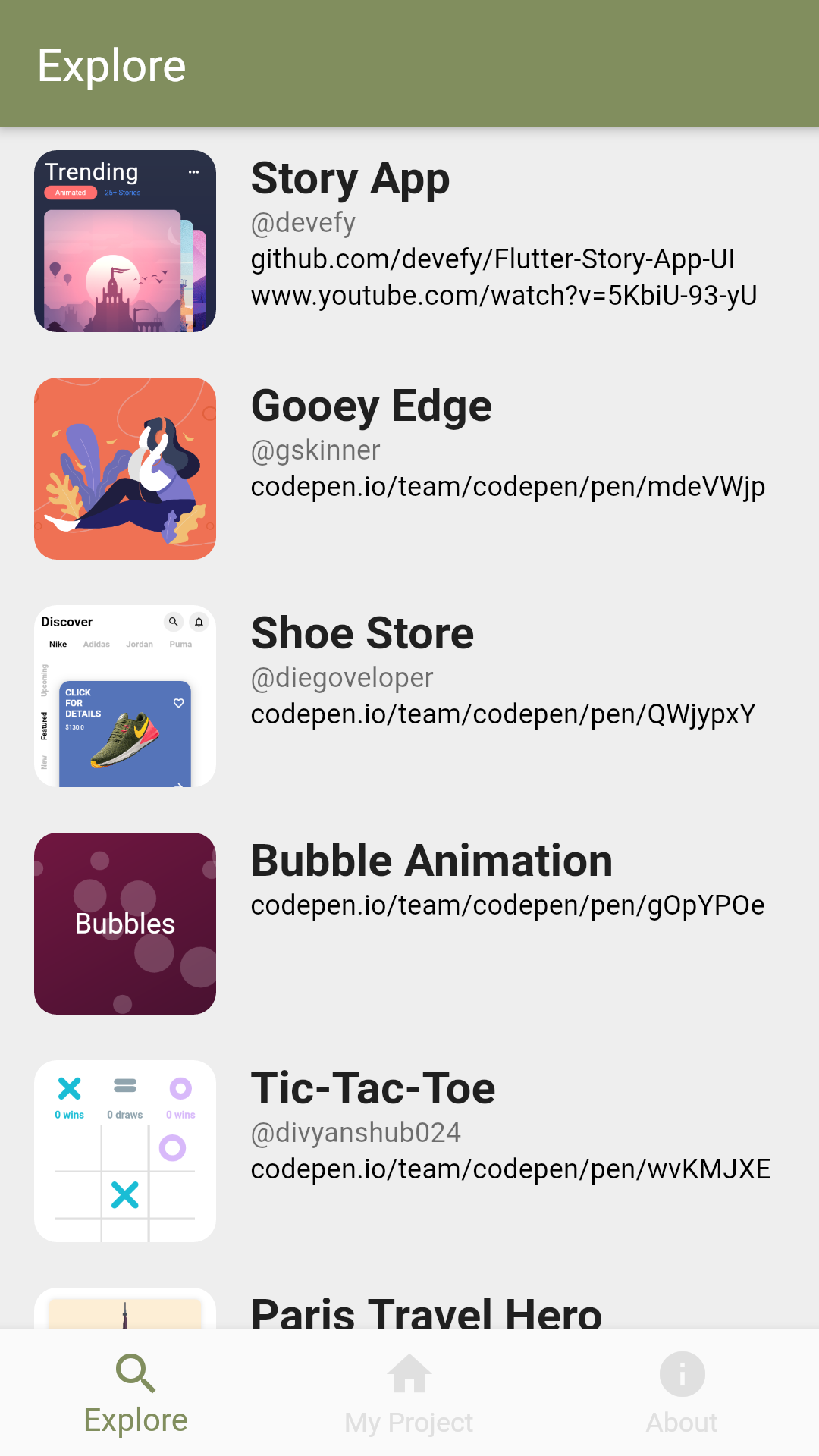 Flutter App Player screenshot