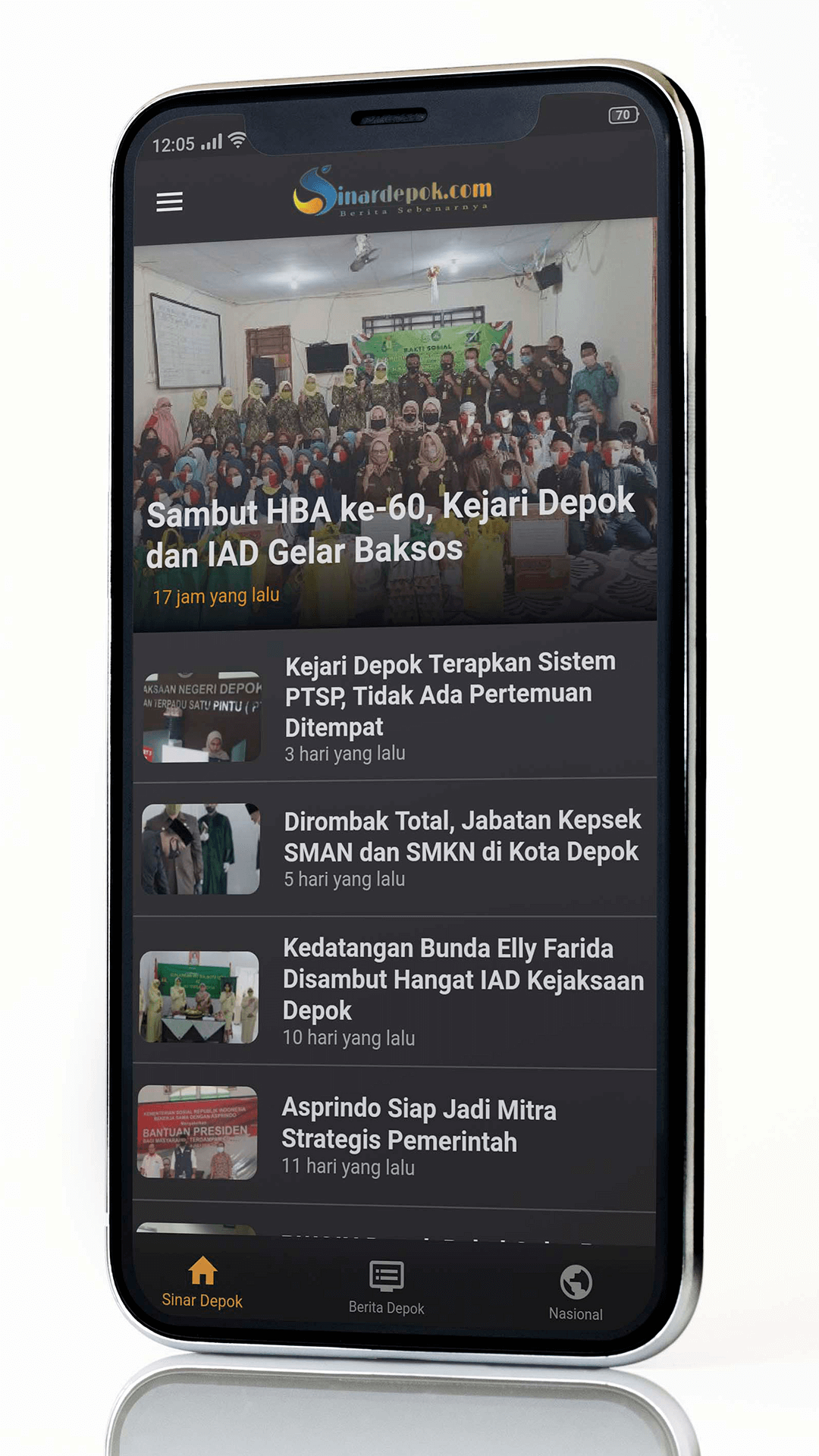 Sinar Depok screenshot