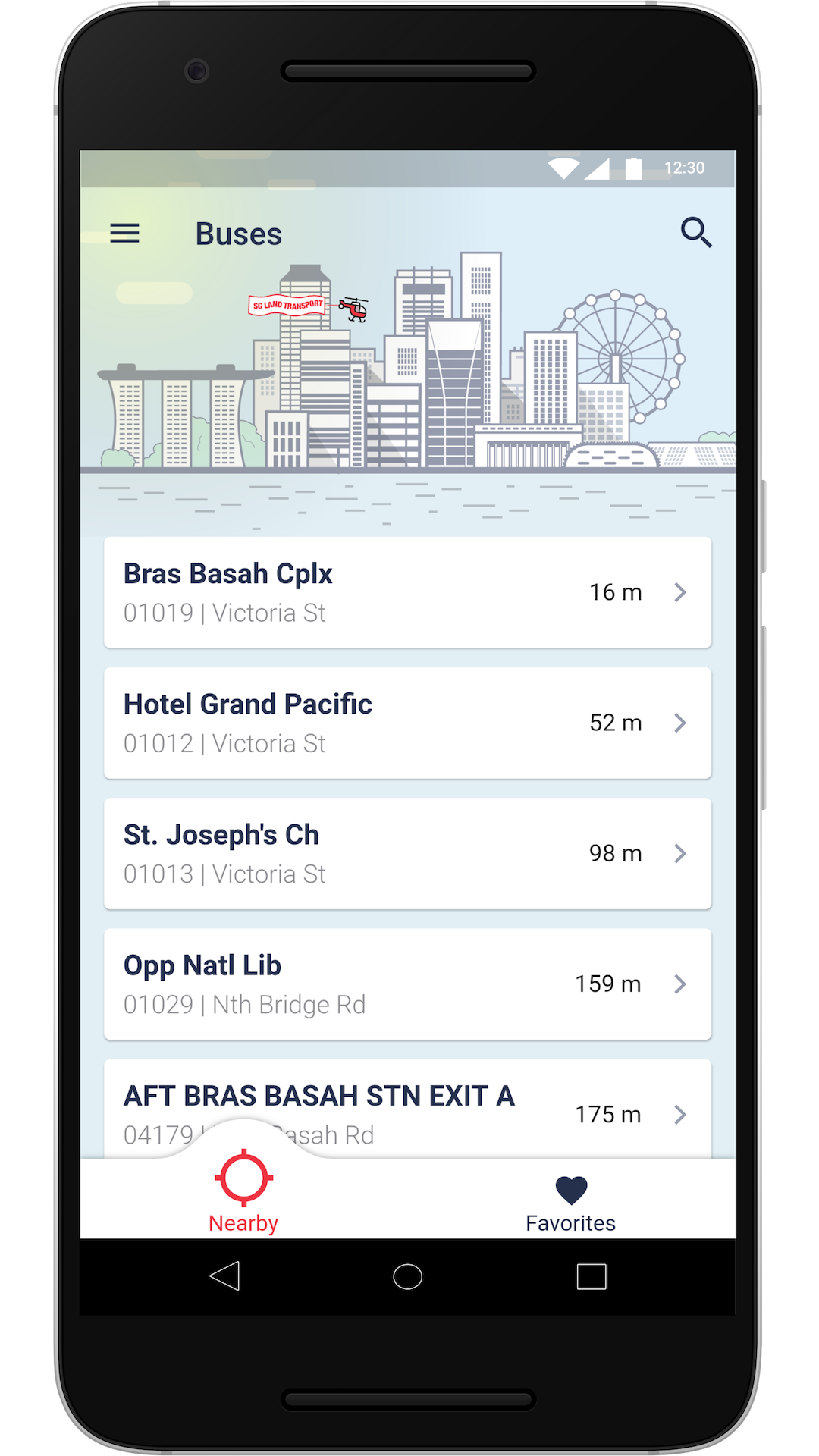 SG Land Transport screenshot