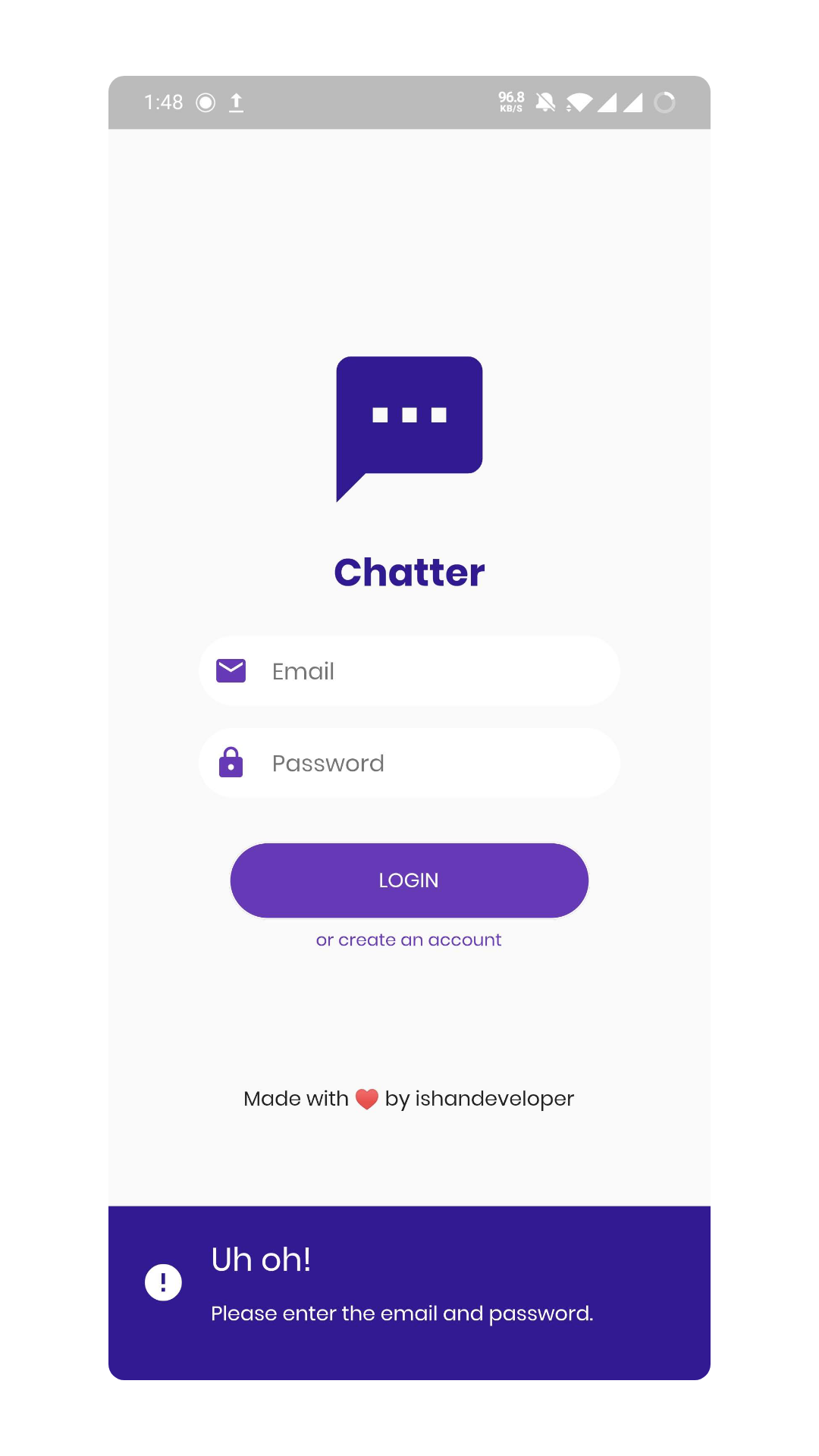 Chatter screenshot