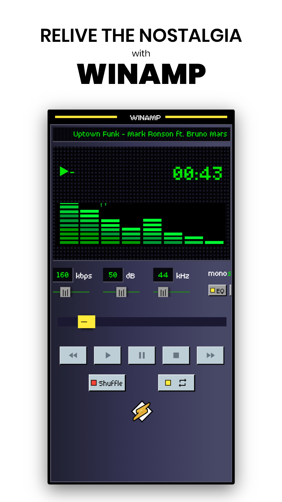 Winamp screenshot