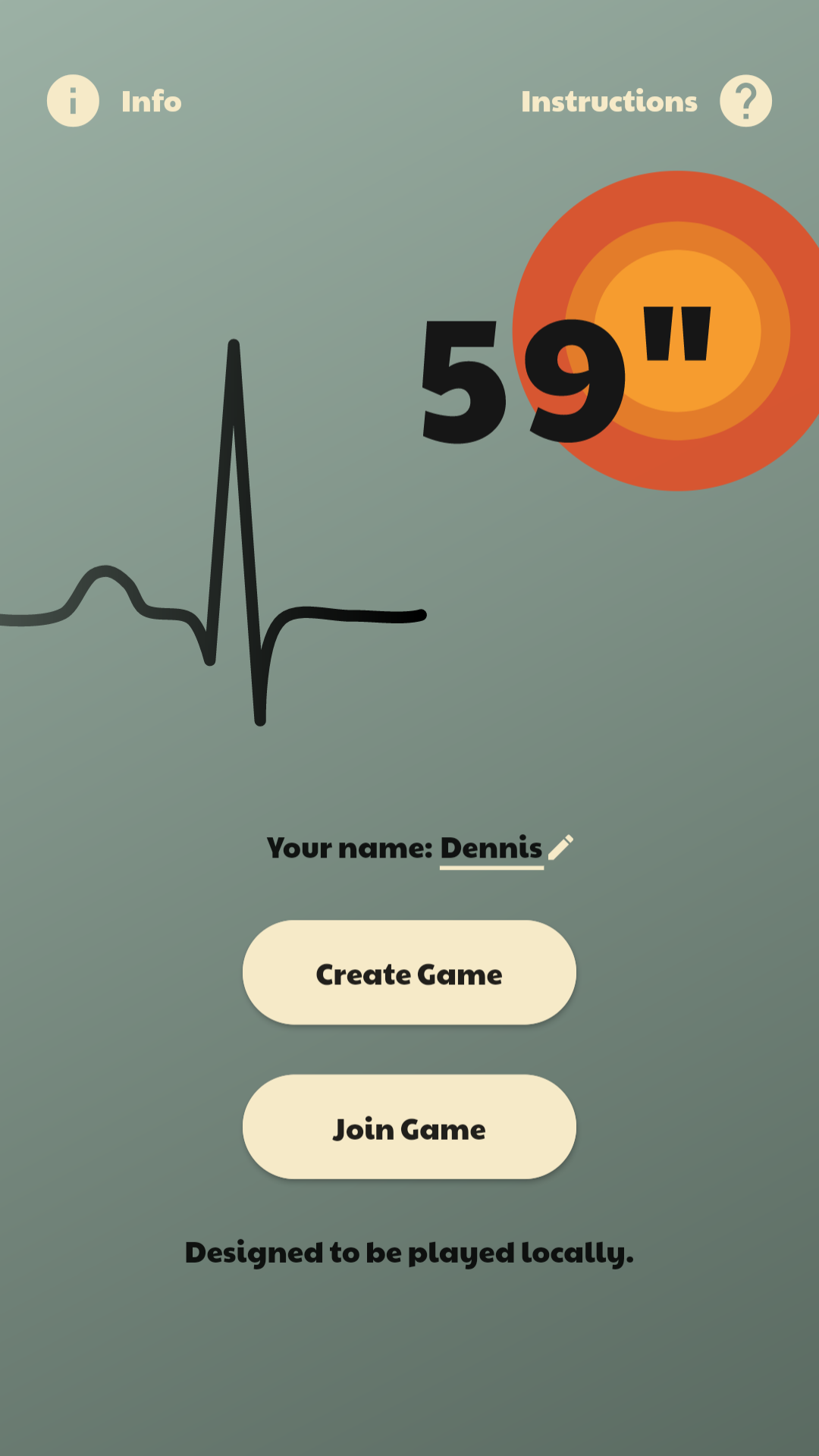 59seconds - Charades with your custom words screenshot