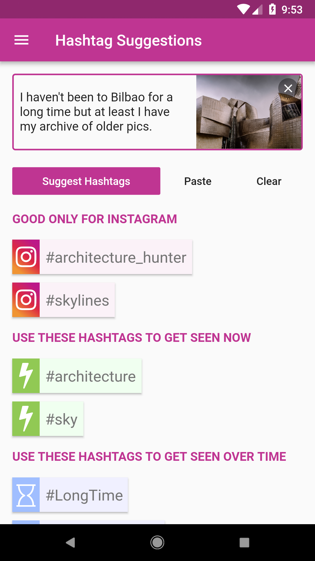 RiteTag screenshot