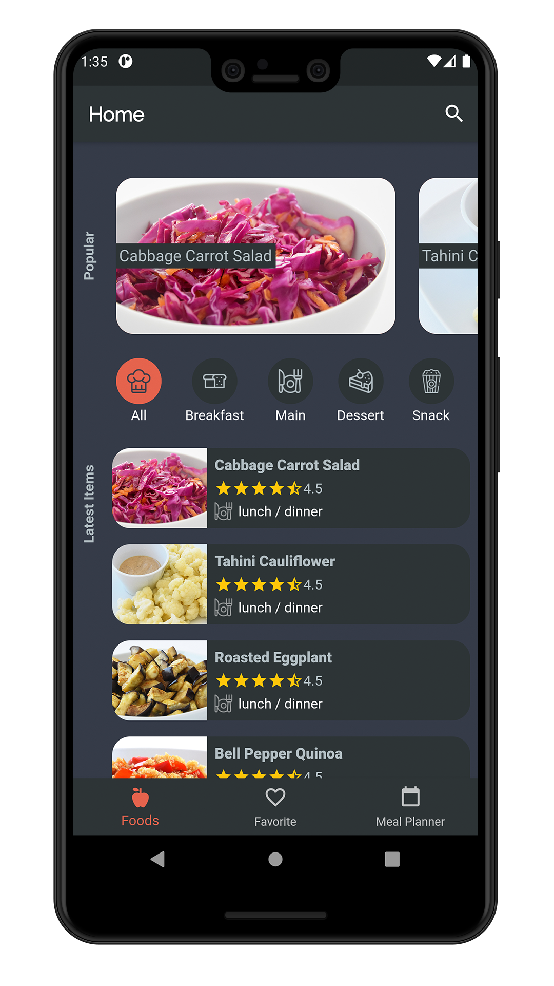 Olive: Healthy and Vegan friendly Food Recipes screenshot