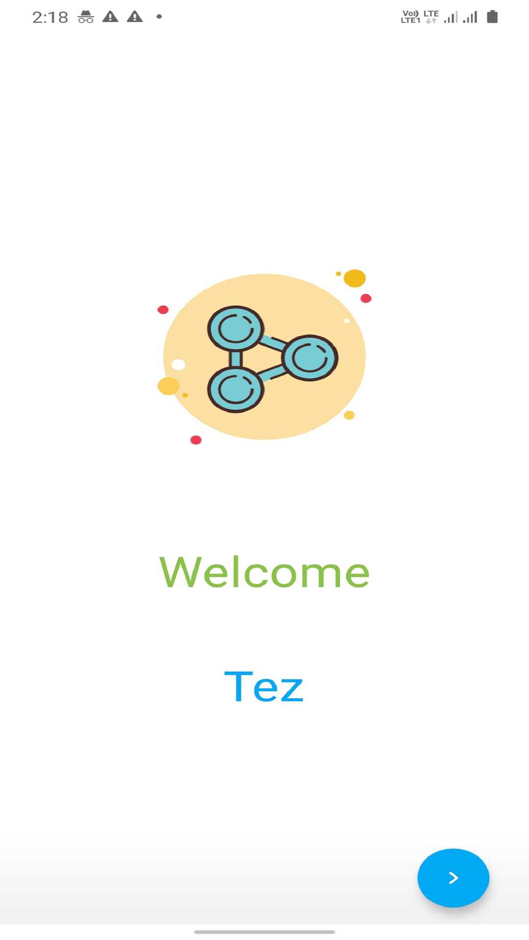 Tez blazing fast file share screenshot