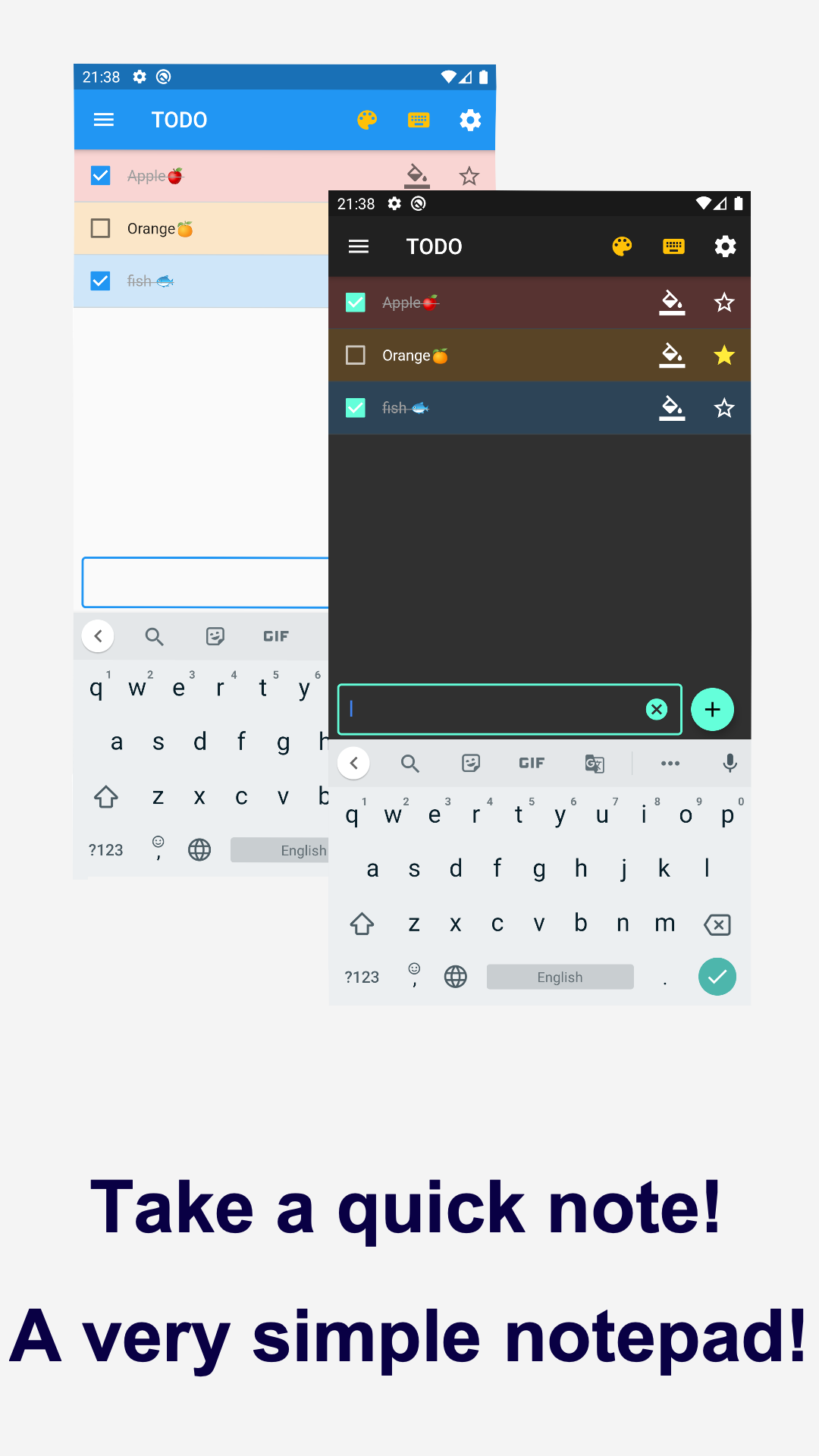 Quick Memo screenshot