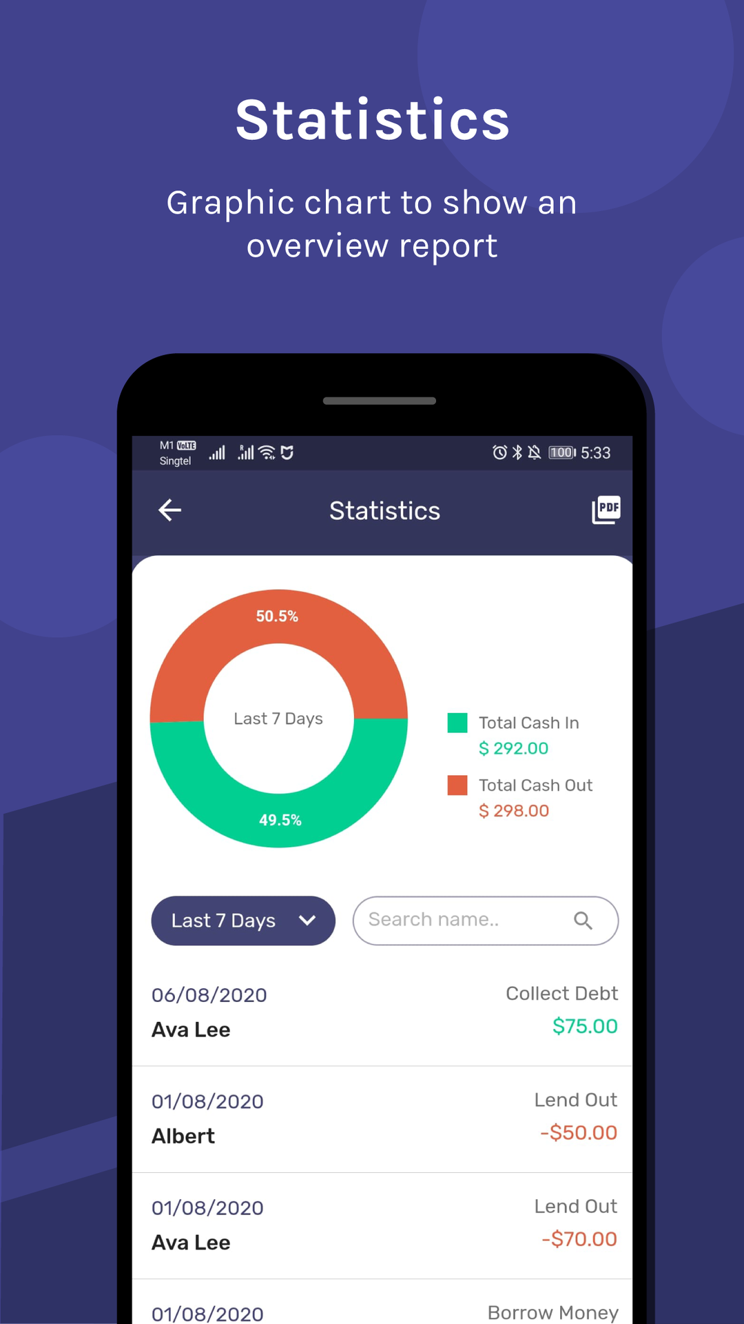 EzDebt Book - Debt Manager screenshot 4