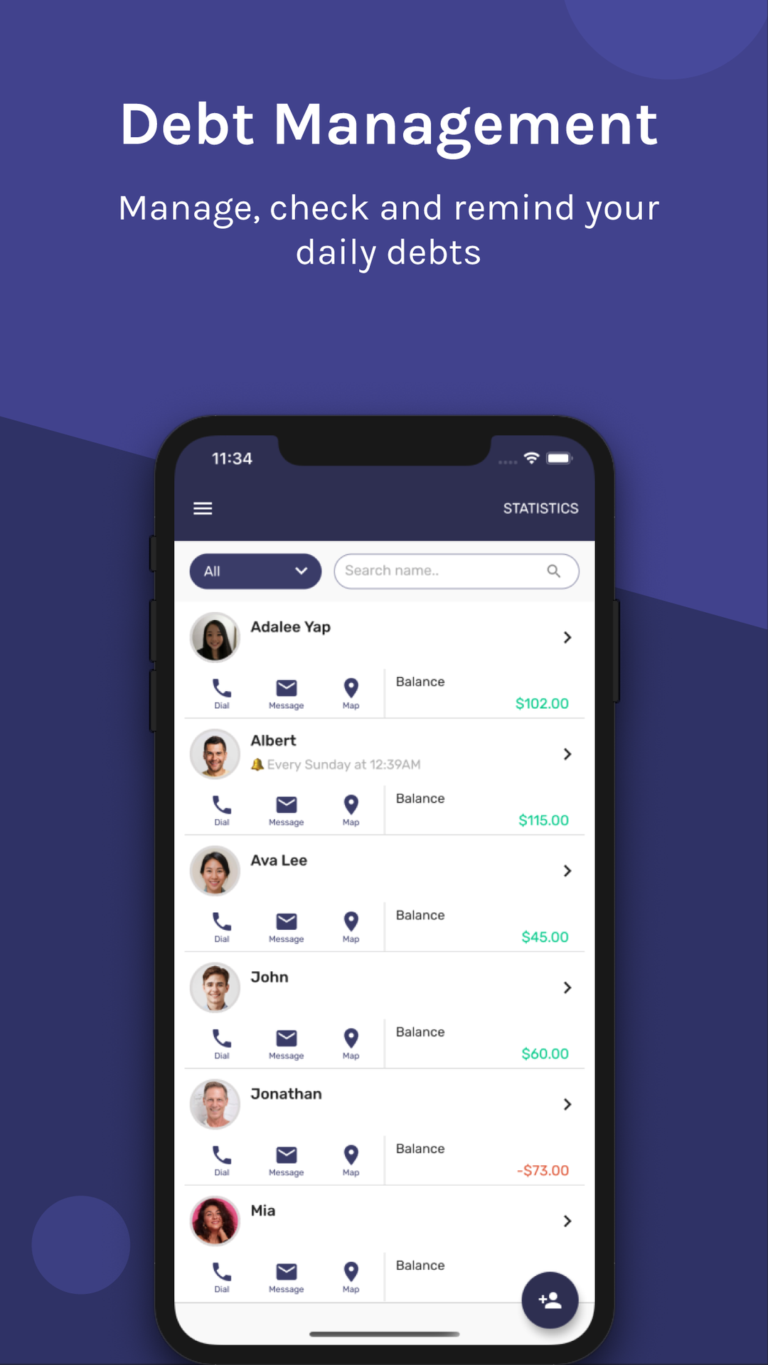 EzDebt Book - Debt Manager screenshot