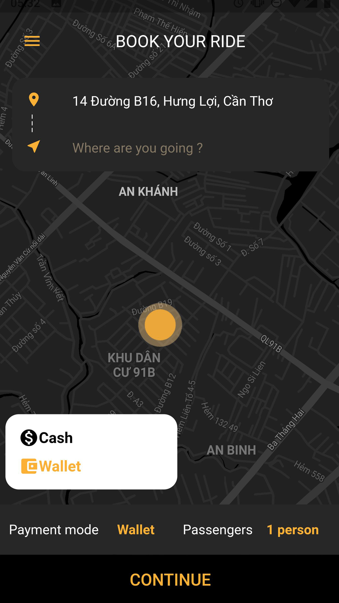Luxury Taxi App - Flutter UI Kit screenshot