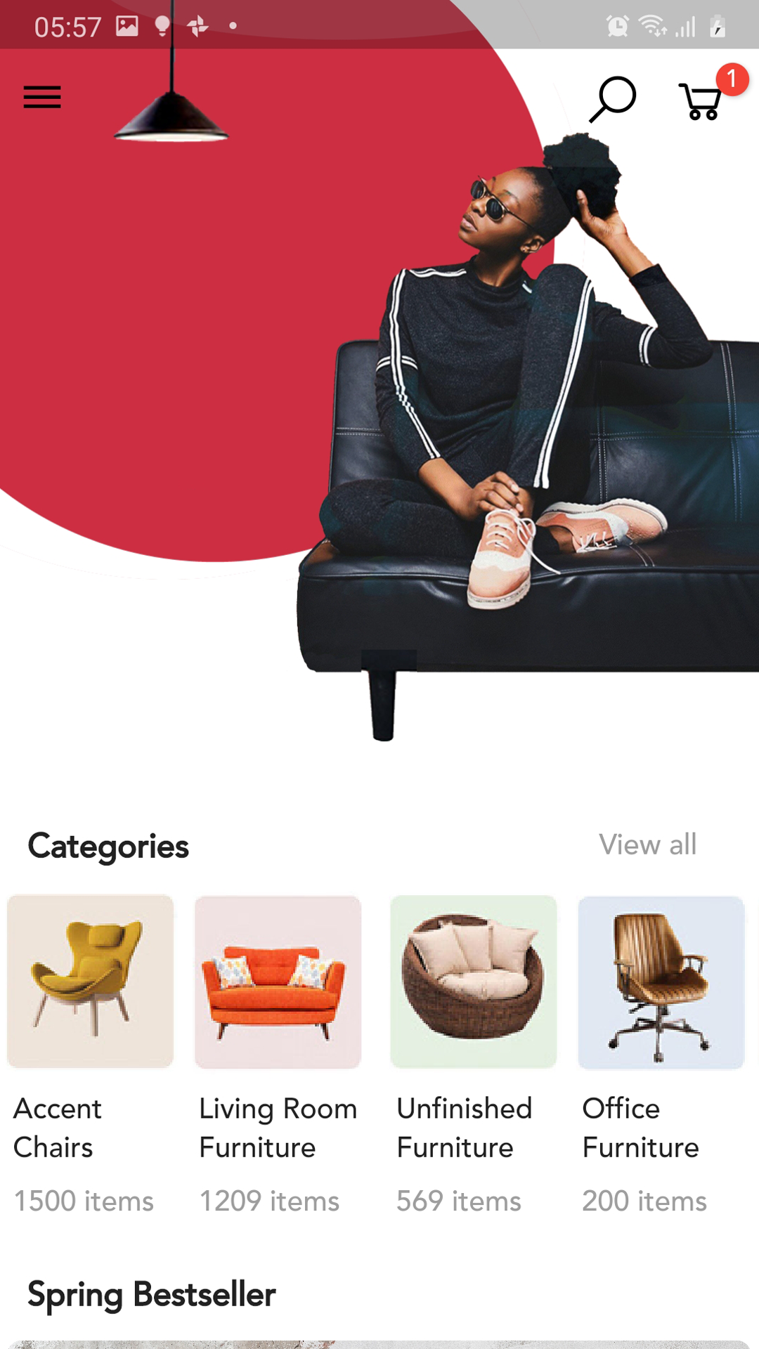 E-Commerce UI Kit Flutter screenshot