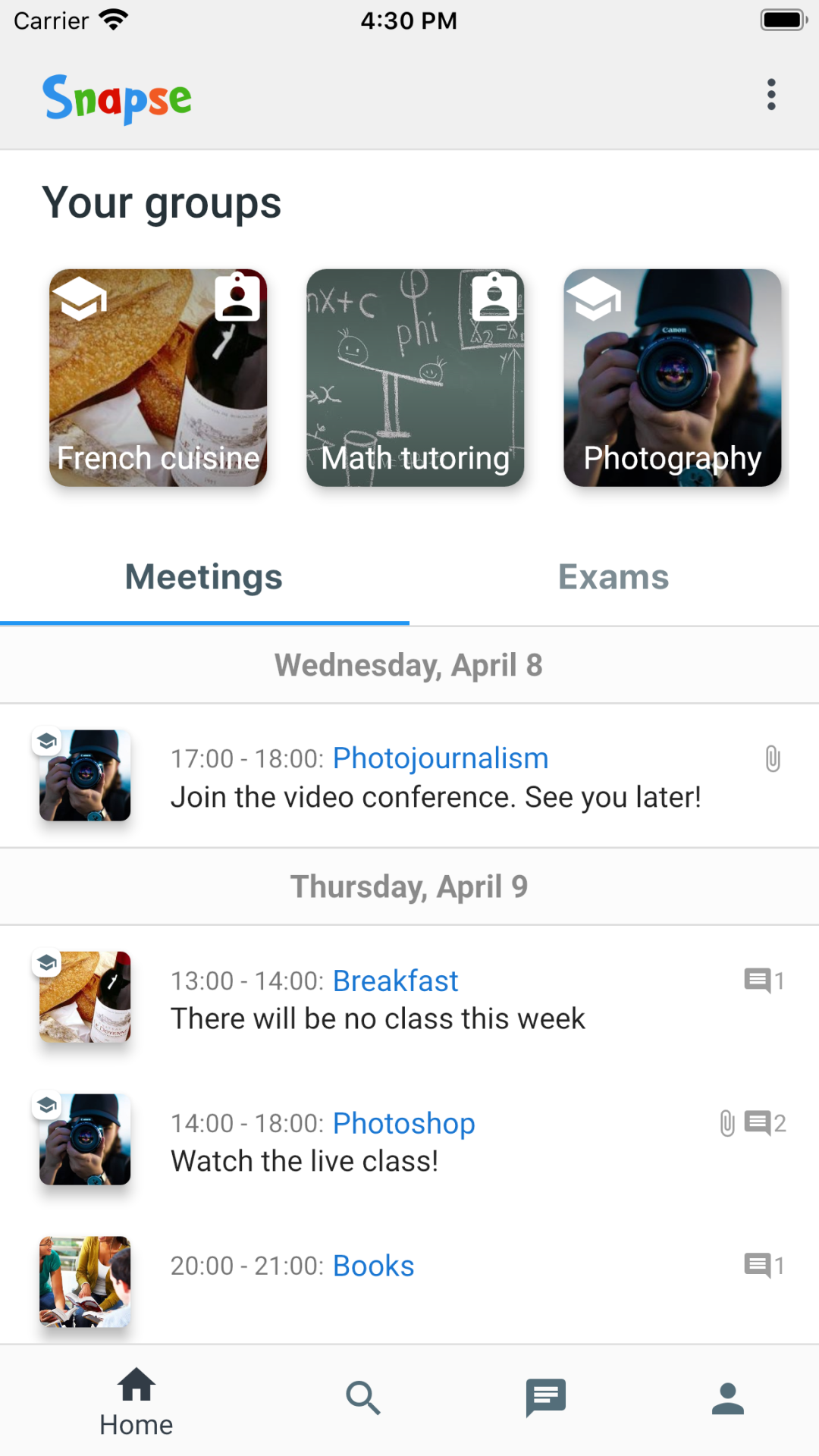 Snapse - Study Groups screenshot